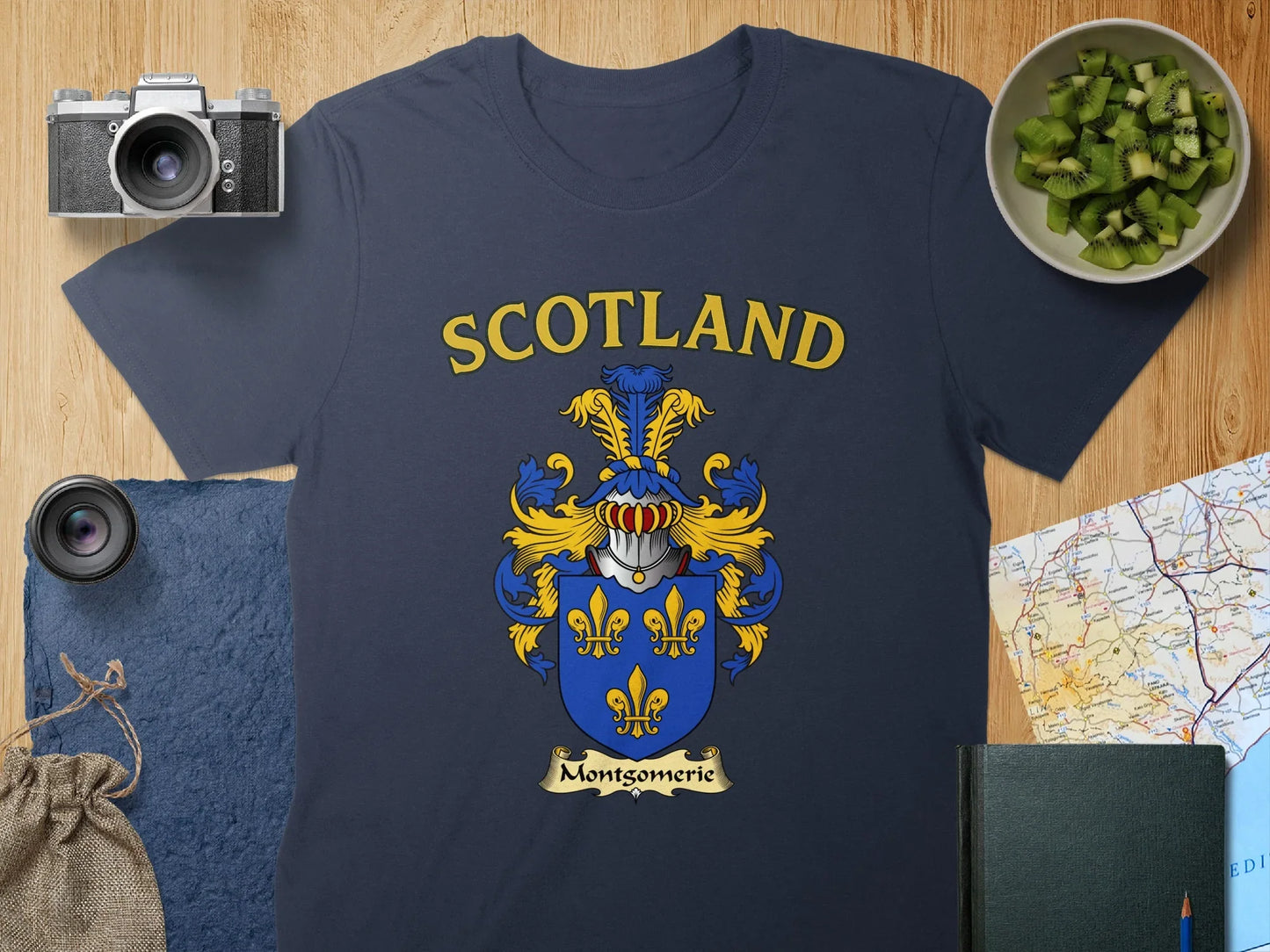 Scotland Montgomery Crest Design T-shirt product type