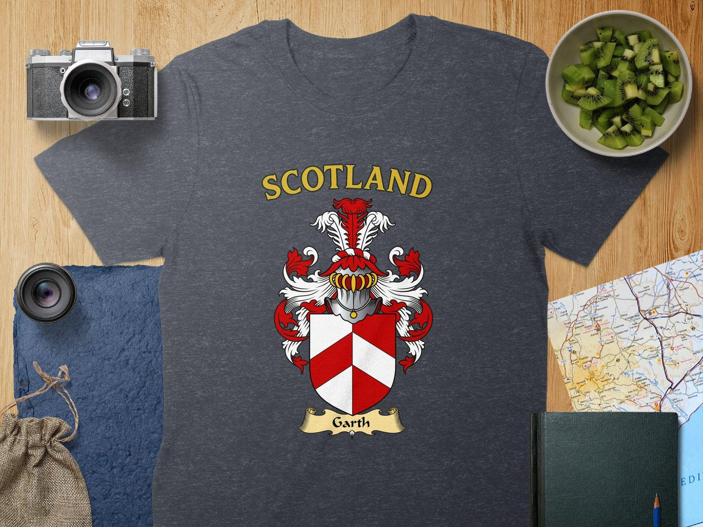 Garth Clan Family Crest Scotland T-Shirt - Celtic Ancestry Gifts