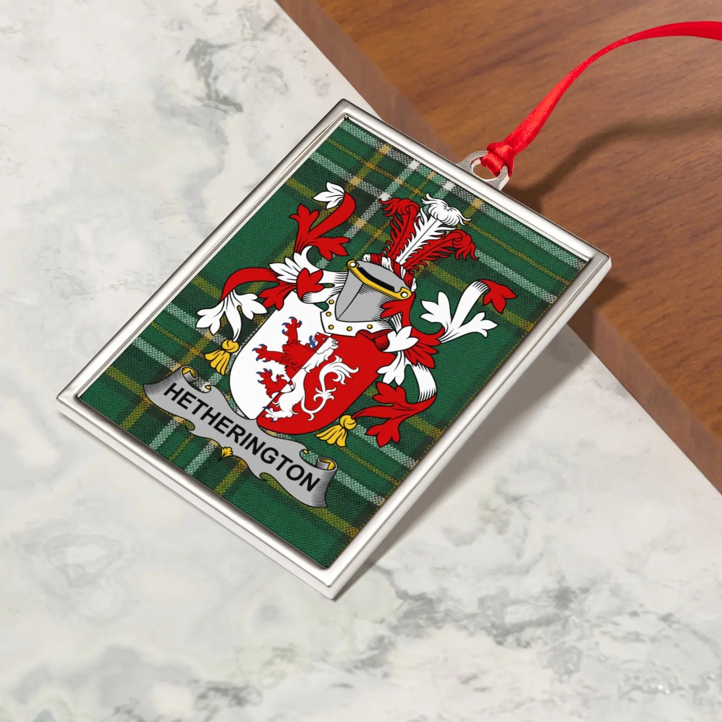 Family Crest Personalized Ornament Product