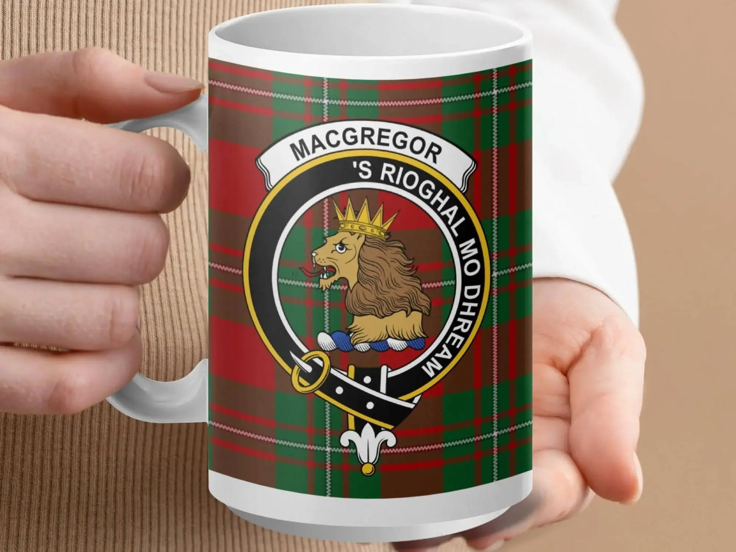 Macgregor Clan Crest Red Tartan Coffee Mug Product