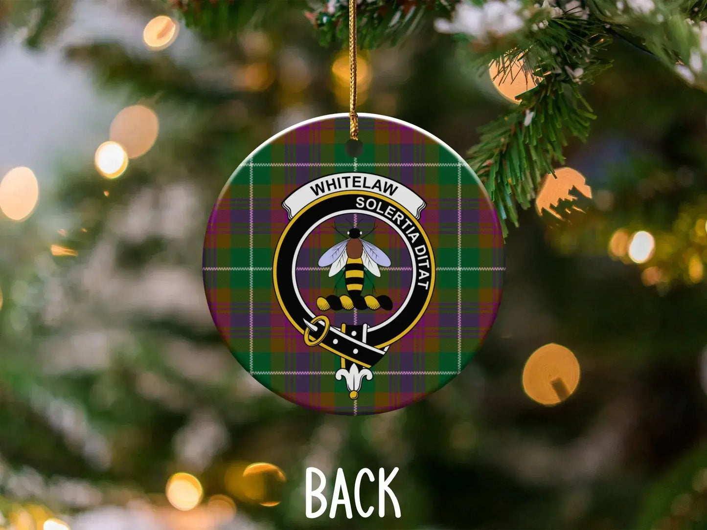 Plaid Whitelaw Solertia Ditat Christmas Ornament product