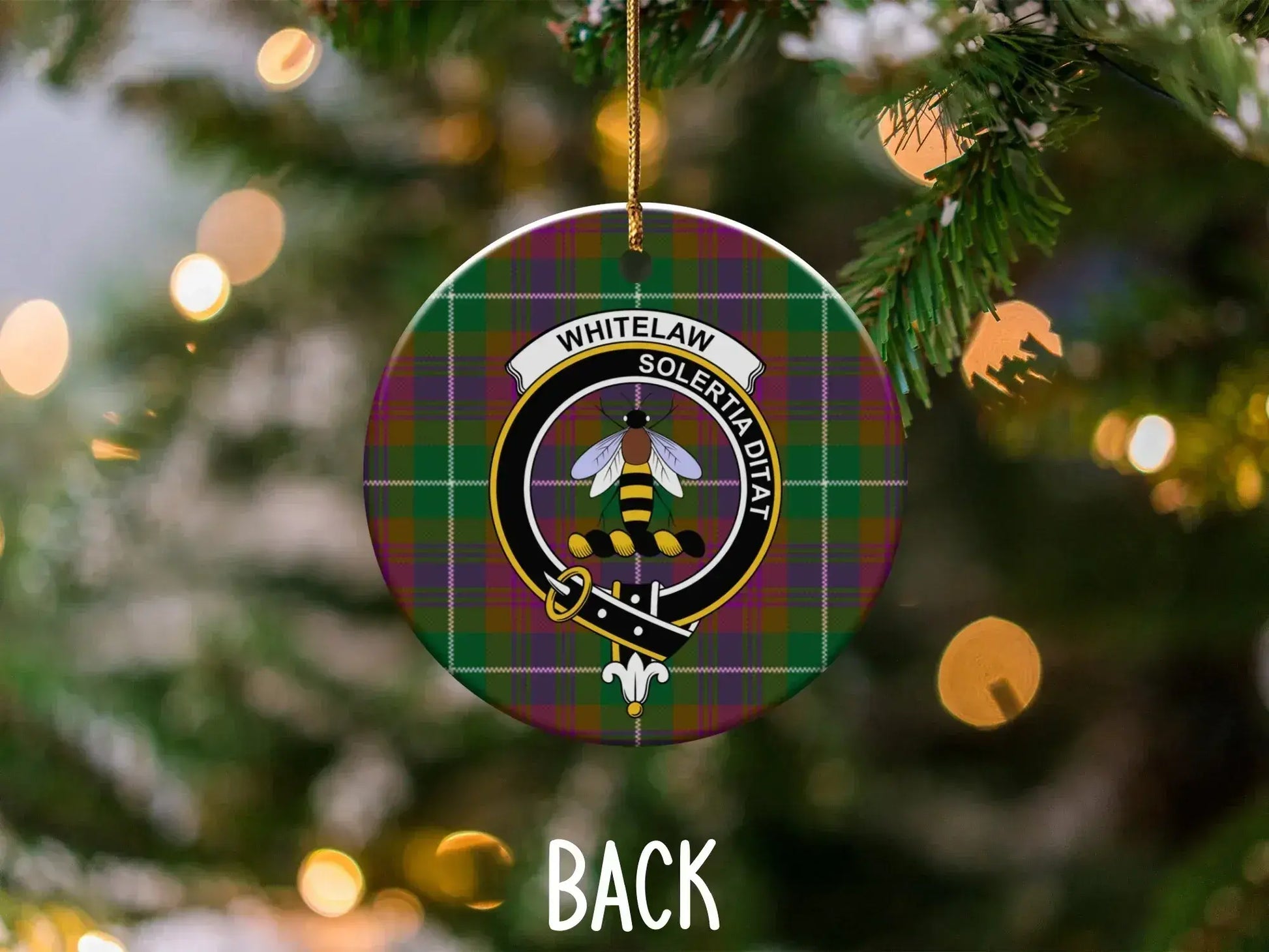 Plaid Whitelaw Solertia Ditat Christmas Ornament product