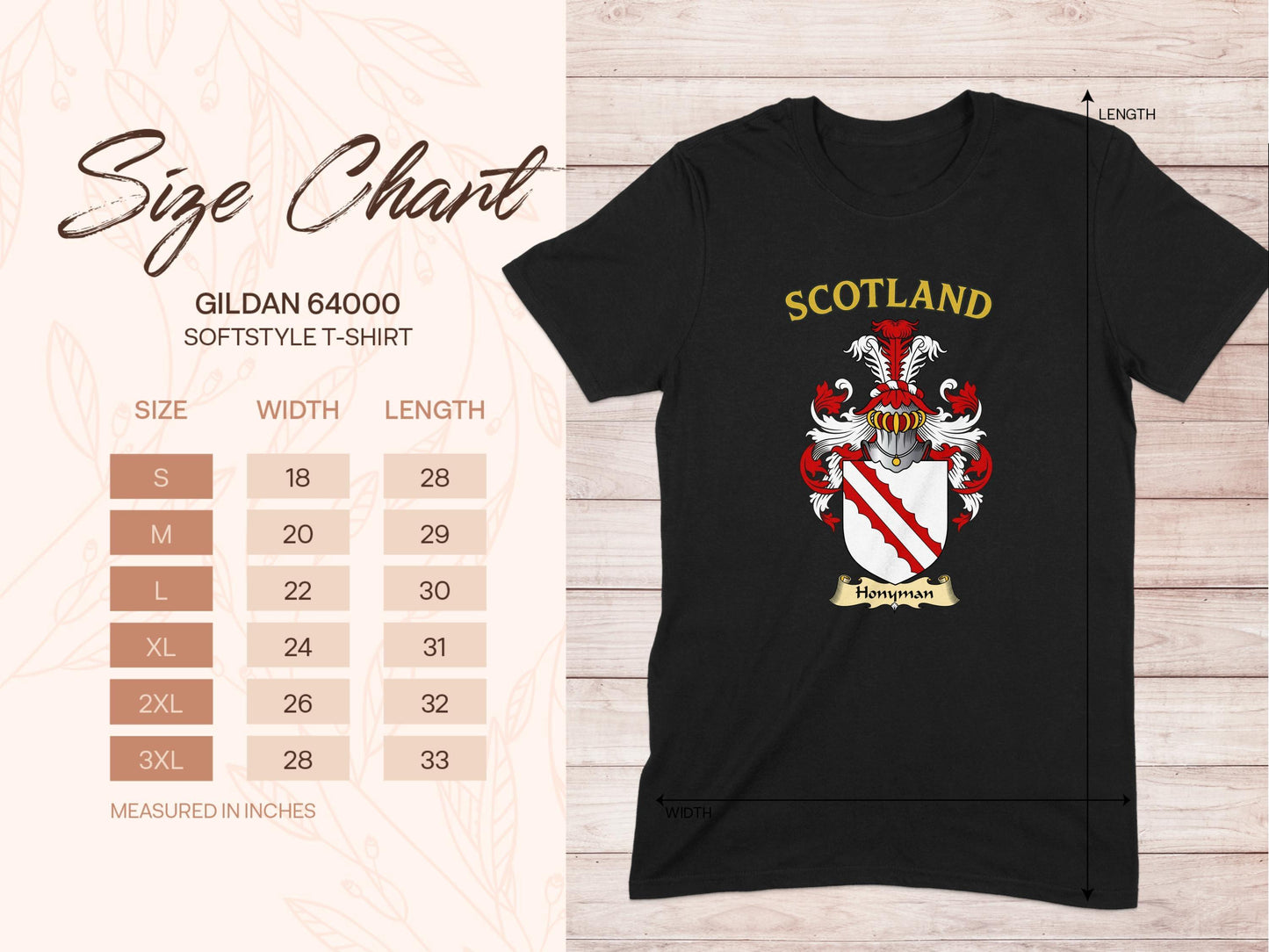 Scotland Crest Design Softstyle T-Shirt product type