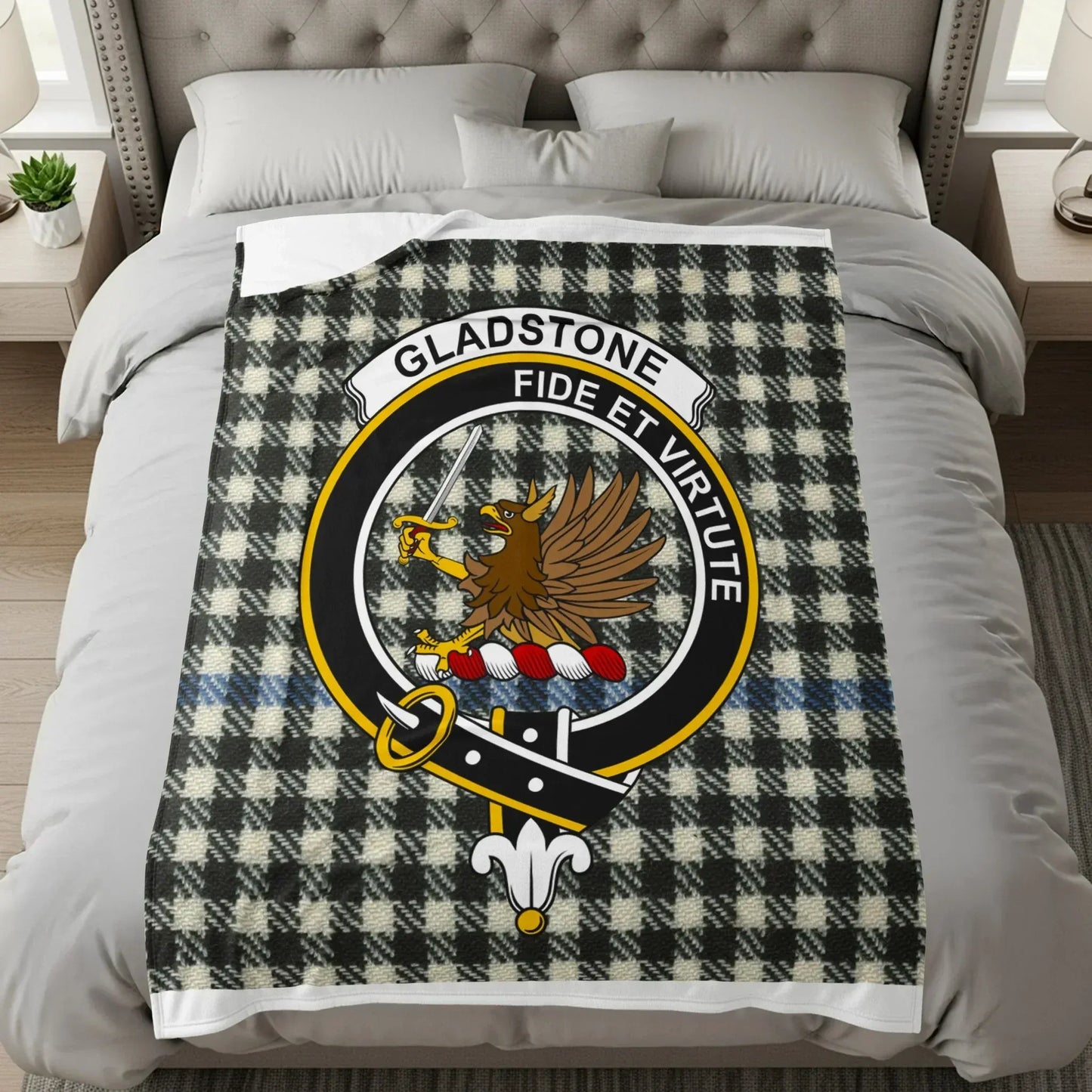 Gladstone Fide Et Virtute Bed Spread product
