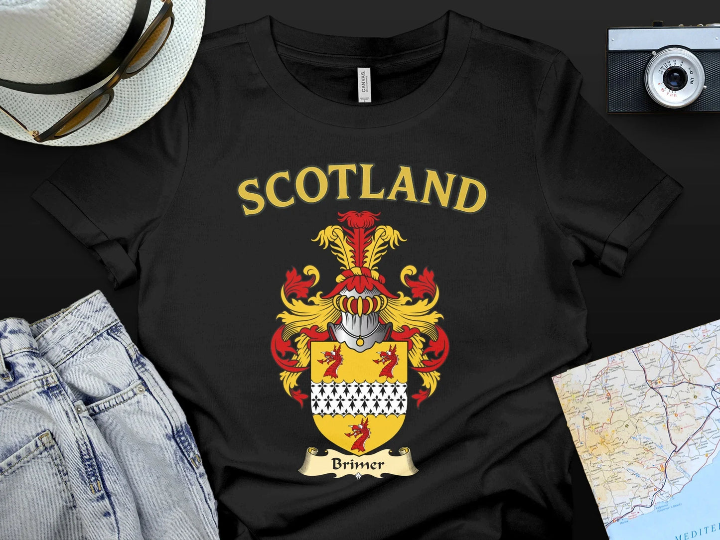 Scotland Family Crest Brimer T-shirt product type