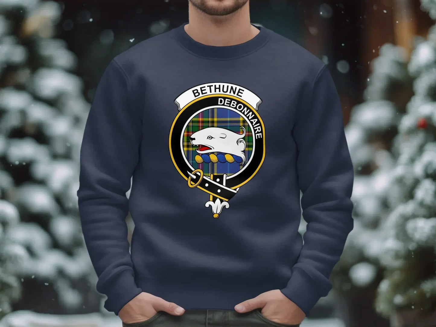 Bethune Debonnaire Family Crest Sweatshirt product