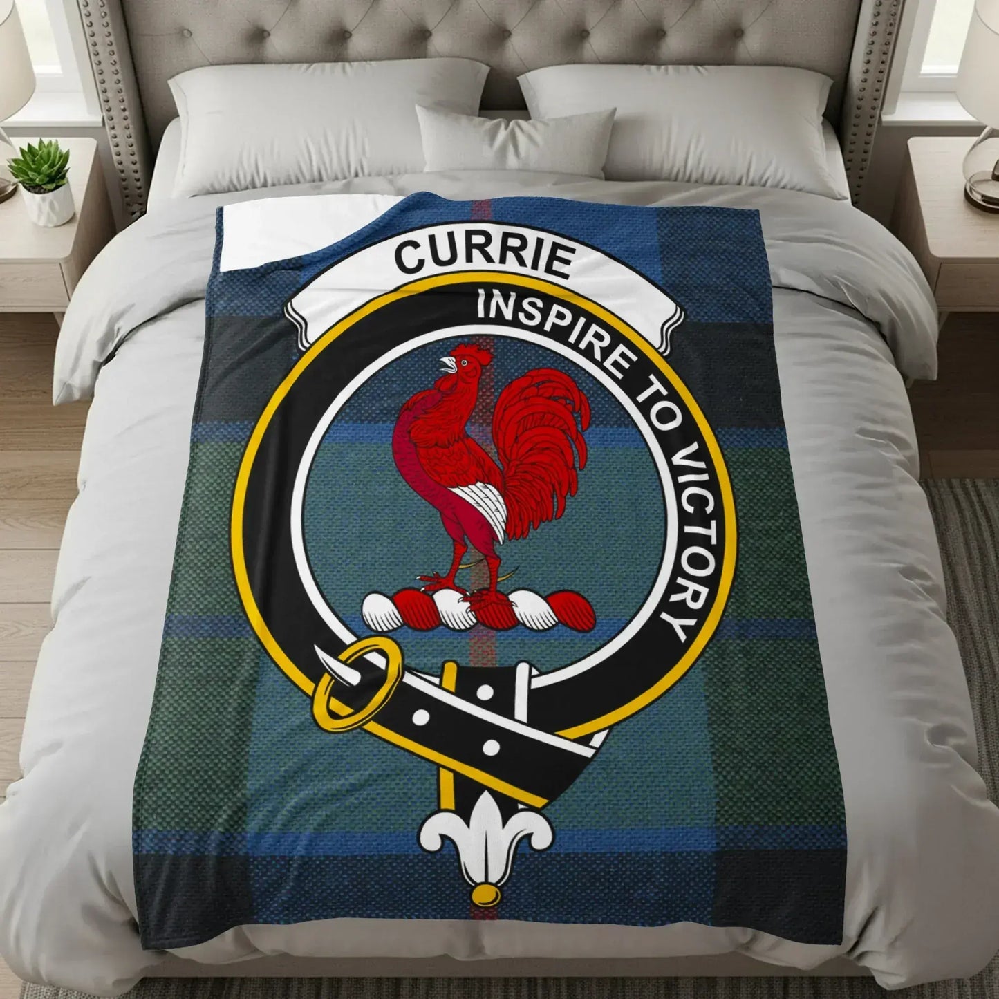 Inspire to Victory Rooster Crest Blanket product type