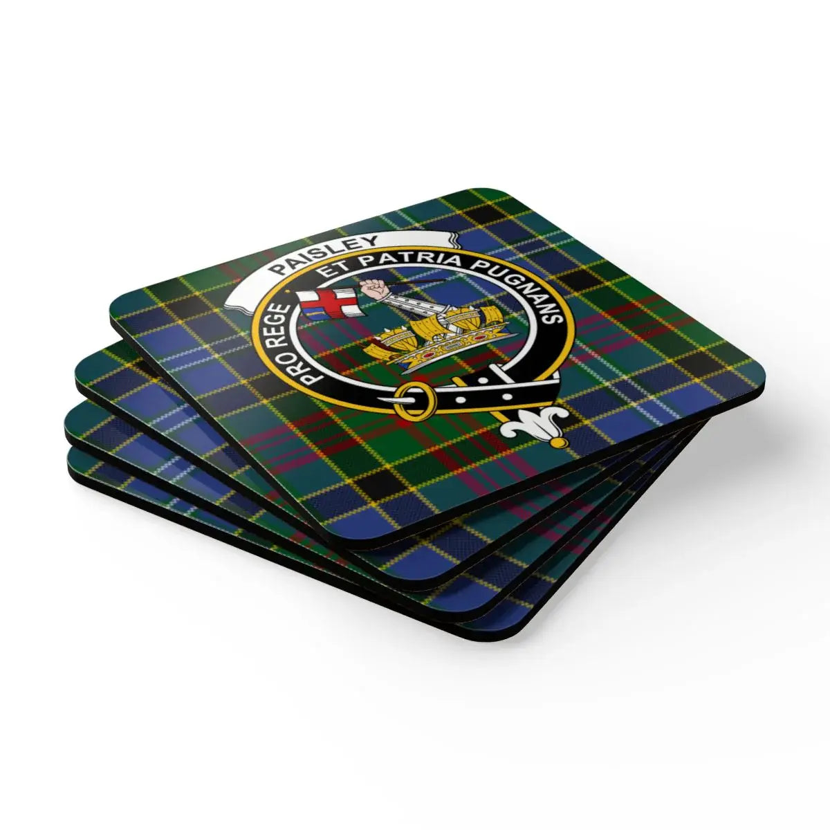Paisley Et Patria Pugnans Emblem Coaster product type