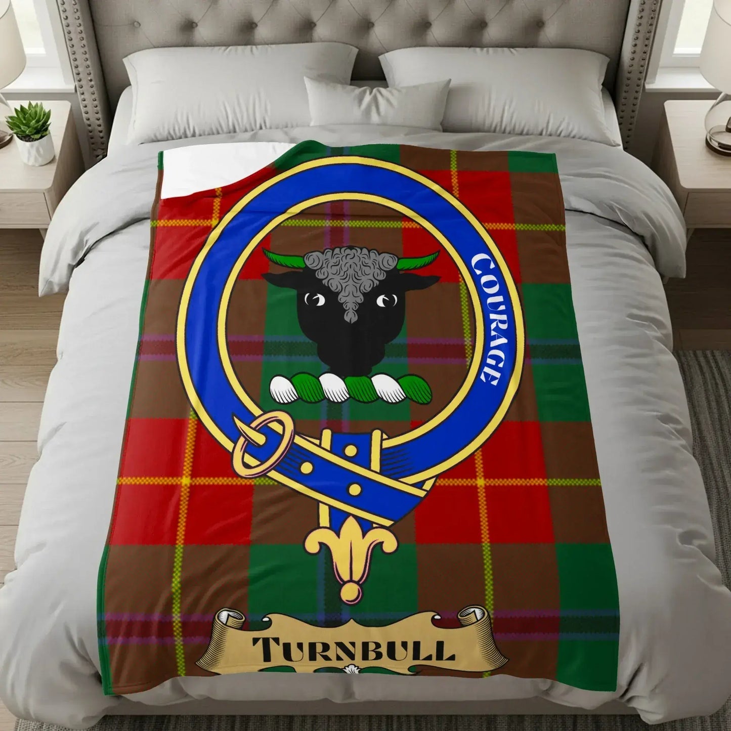 Courage Emblem Courage Turnbull Pattern Blanket product
