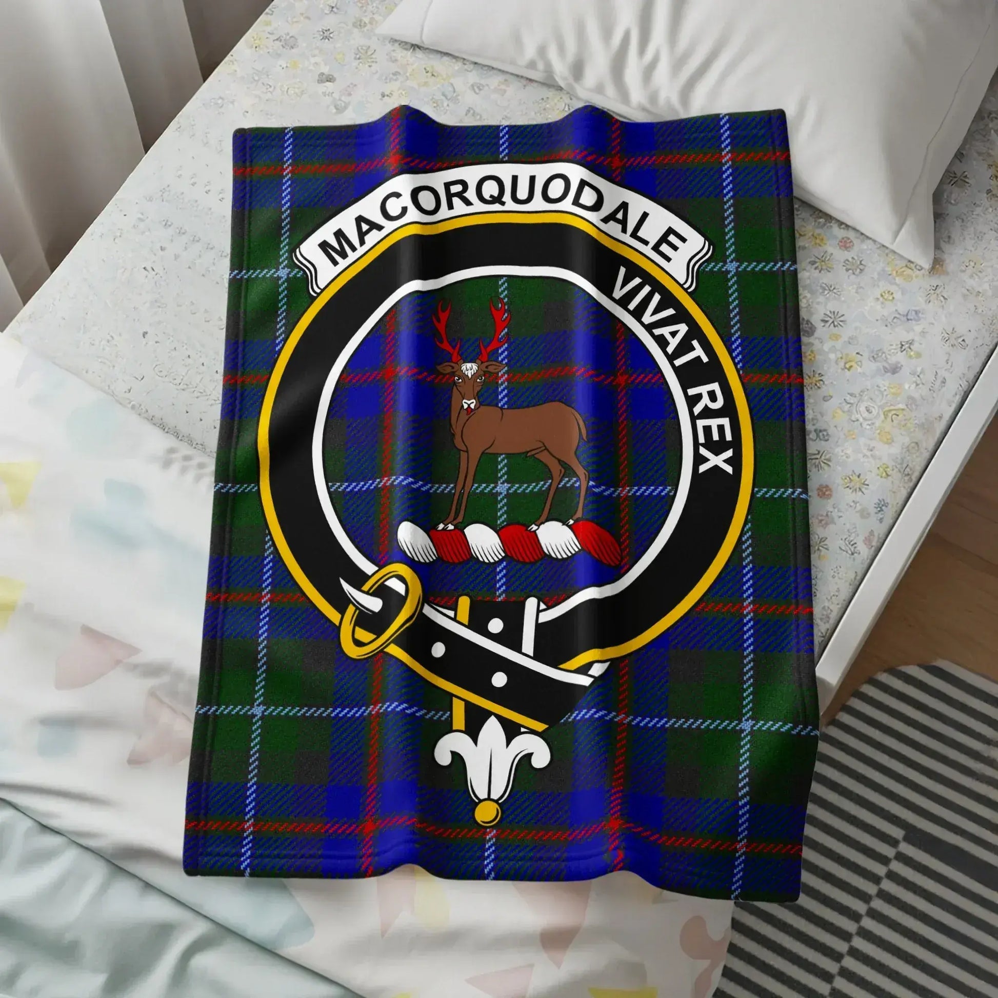 Macorquodale Vivat Rex Printed Tartan Blanket product
