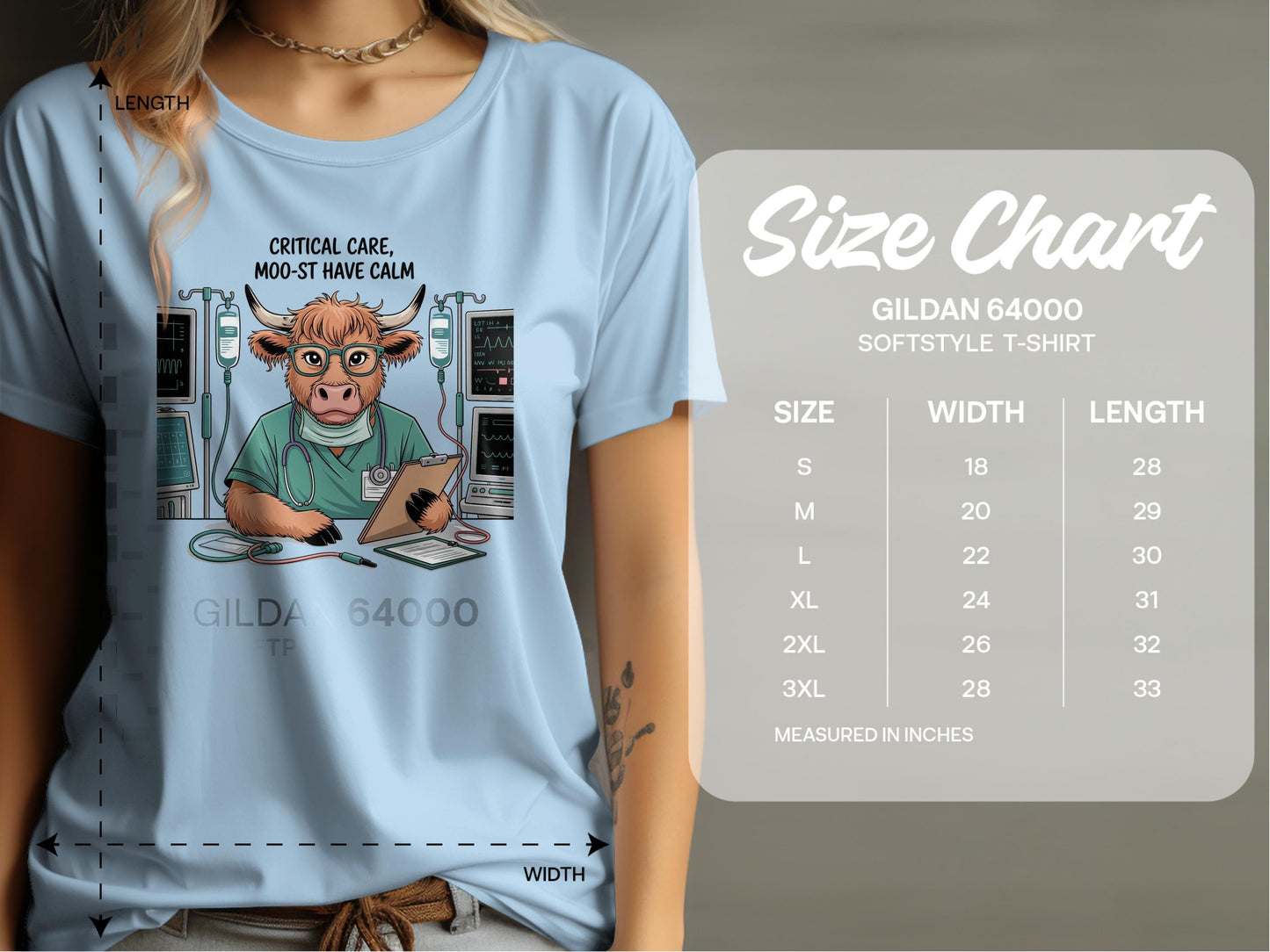 Critical Care Moo-st Have Calm Graphic T-Shirt - Celtic Ancestry Gifts