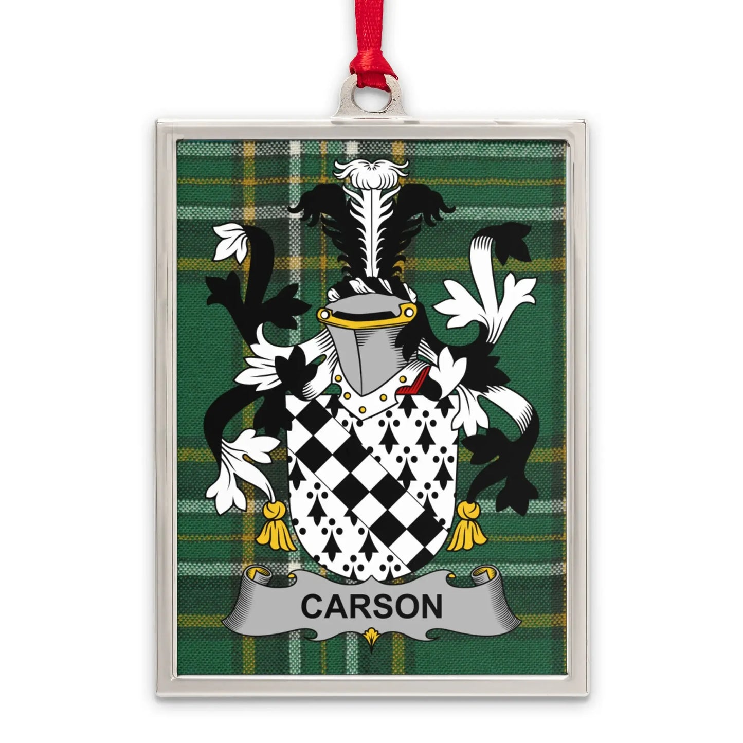 Carson Family Crest Ornament Holiday Decor product type