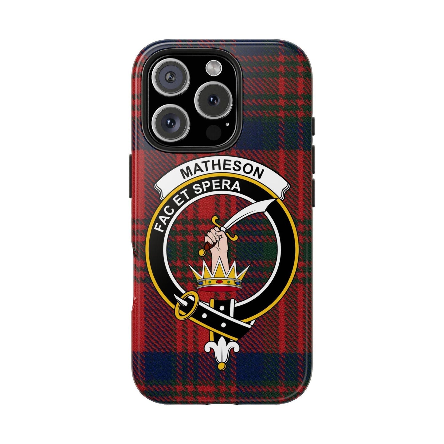 Matheson Clan Scottish Tartan Cell Phone Case - Celtic Ancestry Gifts