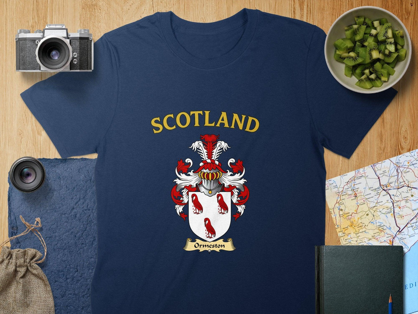 Scotland Crest Ornston Graphic Tee Shirt product