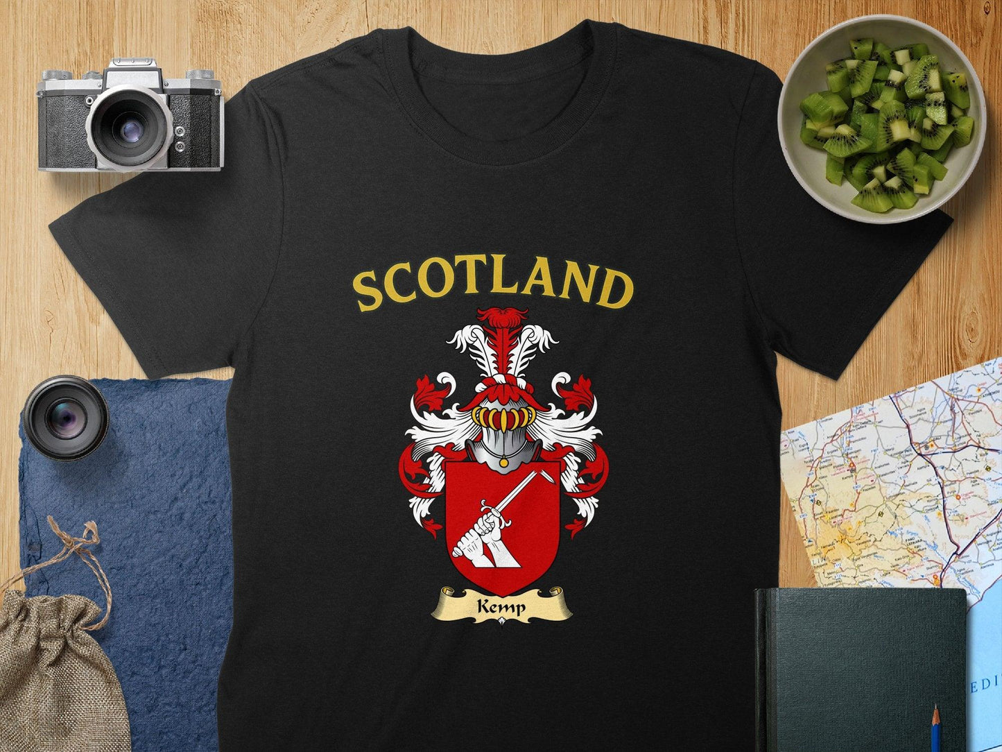 Kemp Clan Family Crest Scotland T-Shirts - Celtic Ancestry Gifts