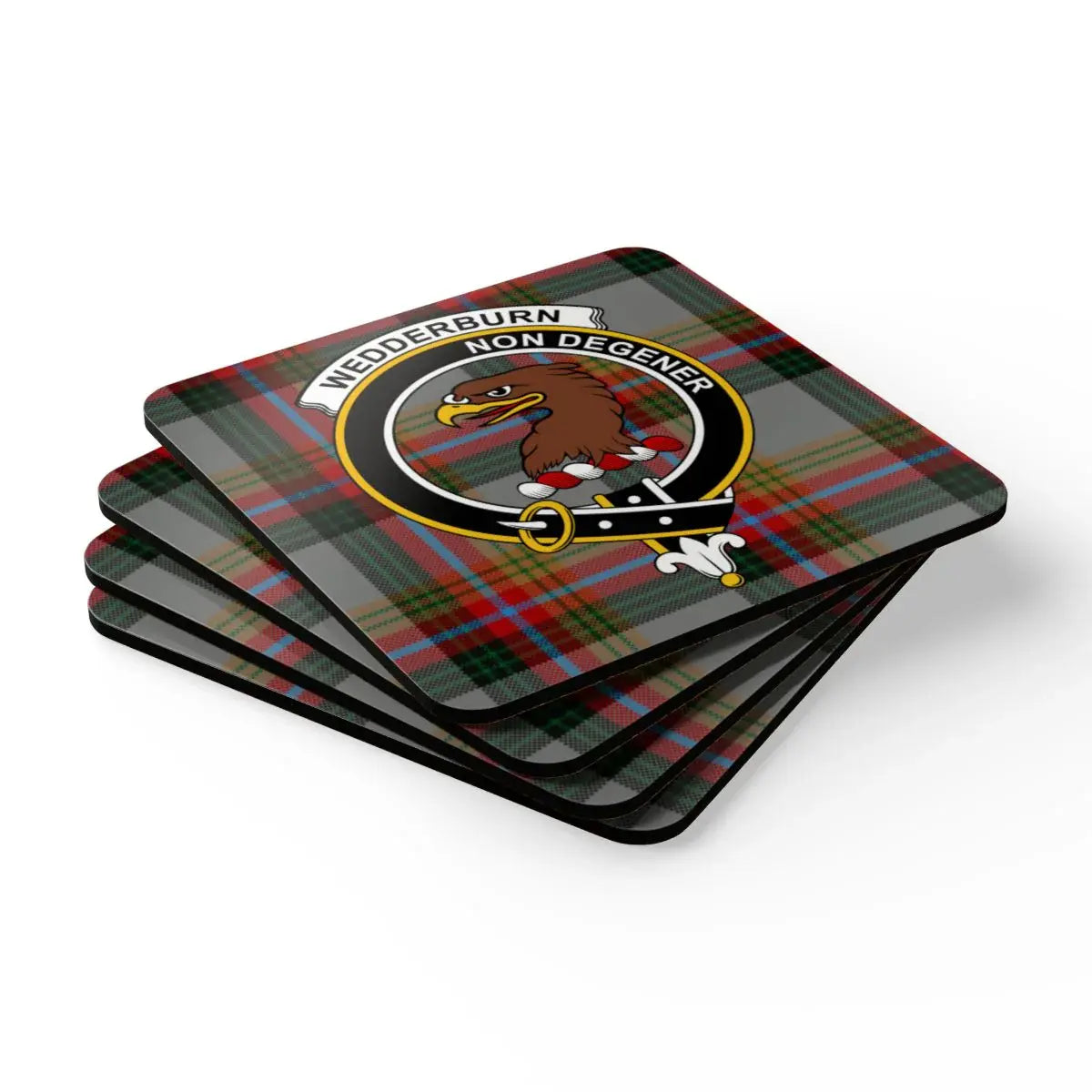 Weideburn Non Degener Tartan Pattern Coaster product