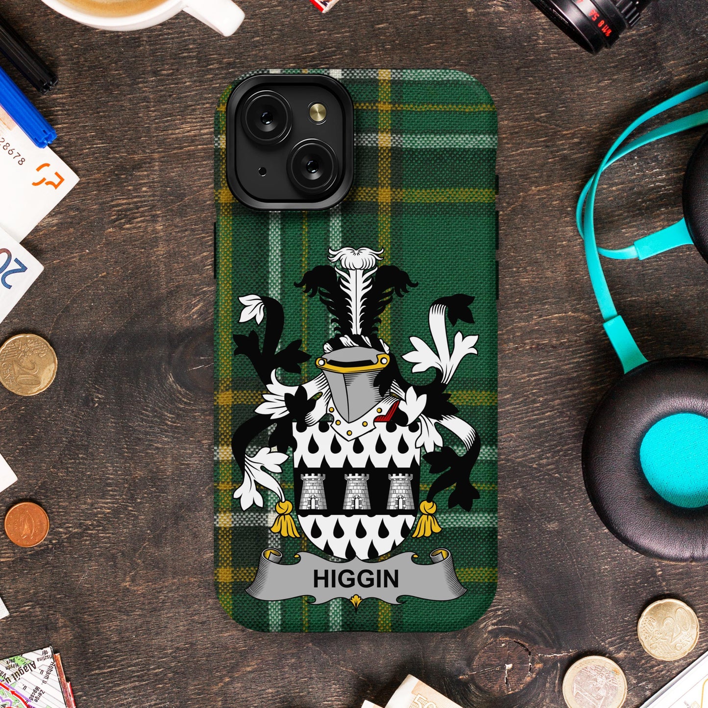Higgin Family Crest Customized Phone Case product