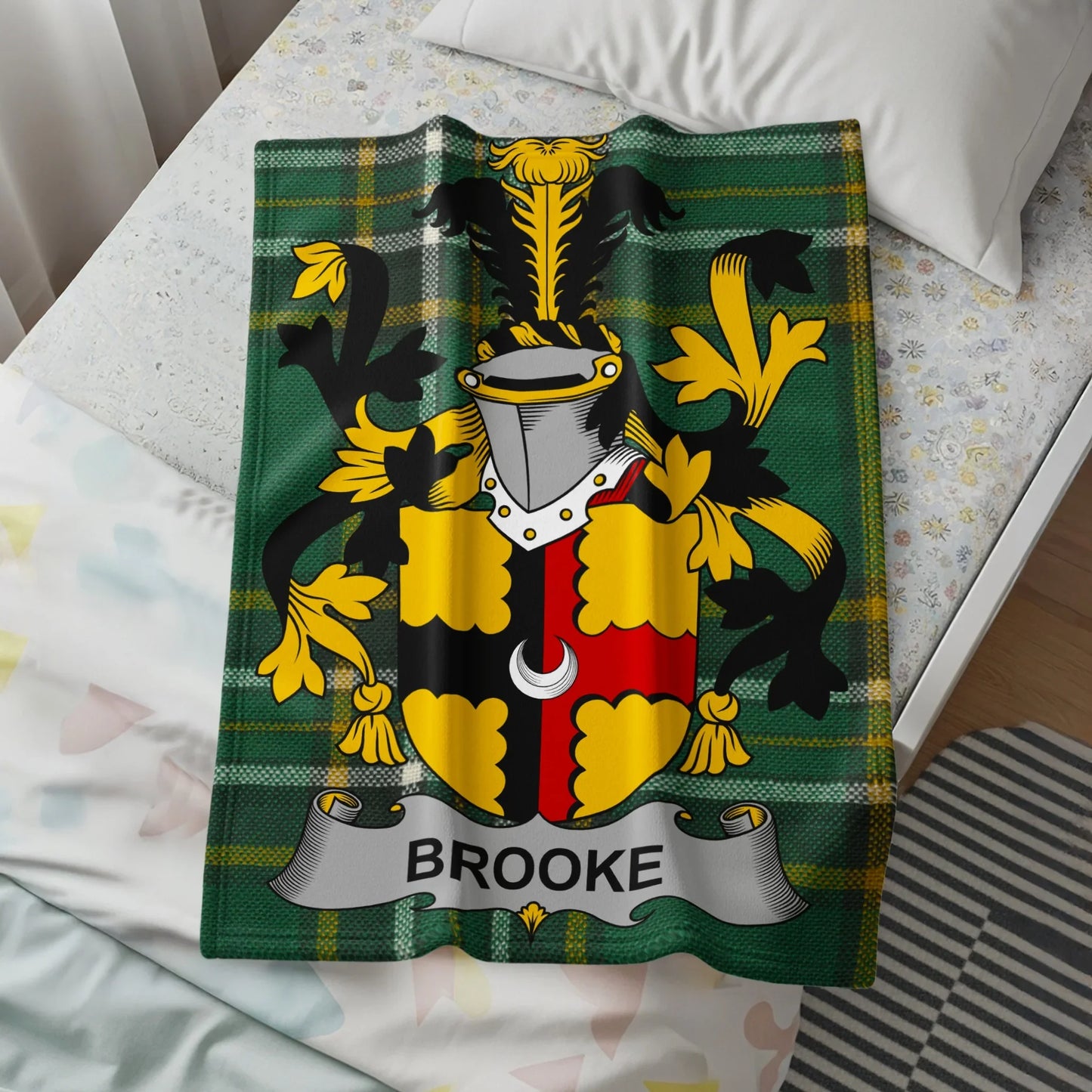 Family Crest Personalized Brooke Throw Blanket product