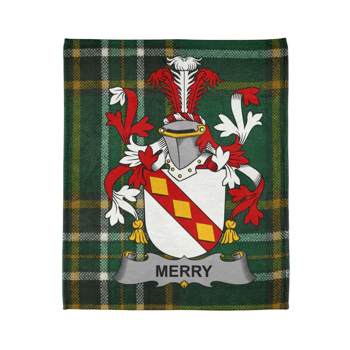 Merry Family Heritage Plaid Tartan Blanket product