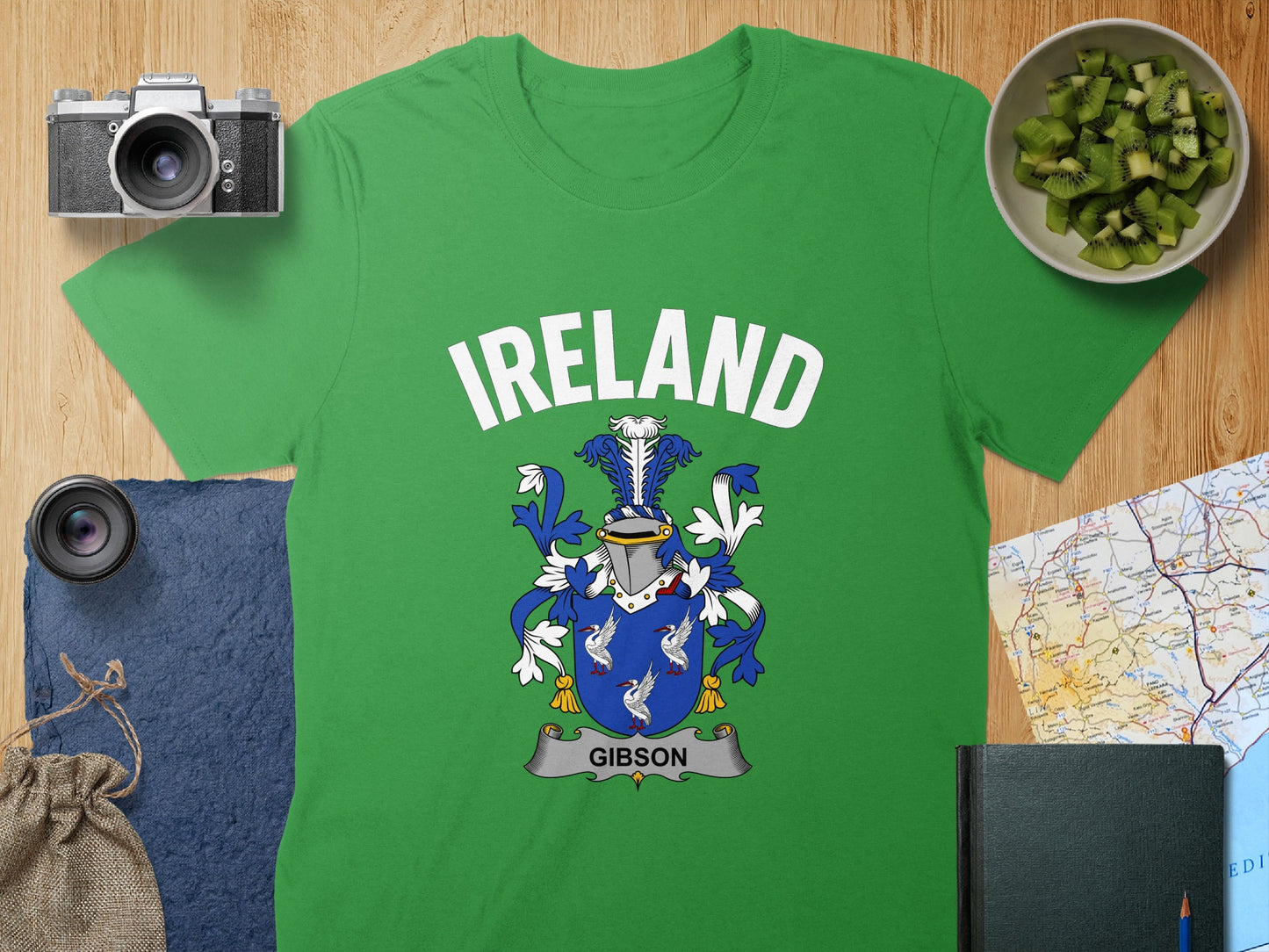Ireland Family Crest Gibson Unisex T-Shirt