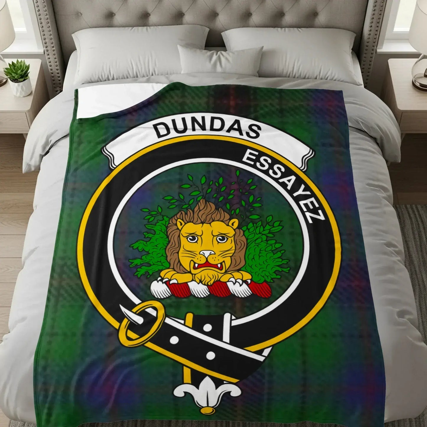 Dundas Essayez Lion Emblem Cozy Blanket product