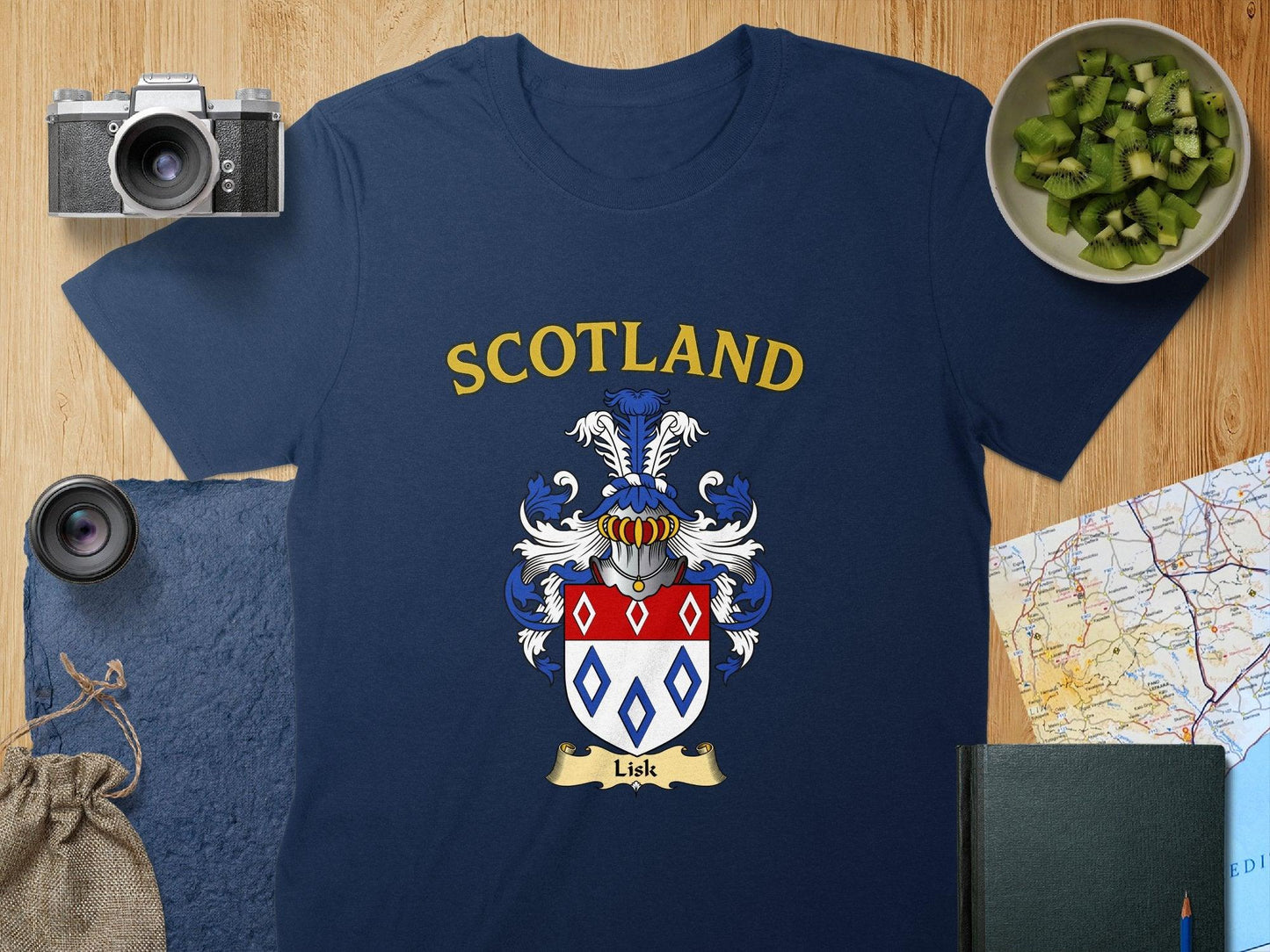 Scotland Lisk Family Crest T-shirt Heritage product