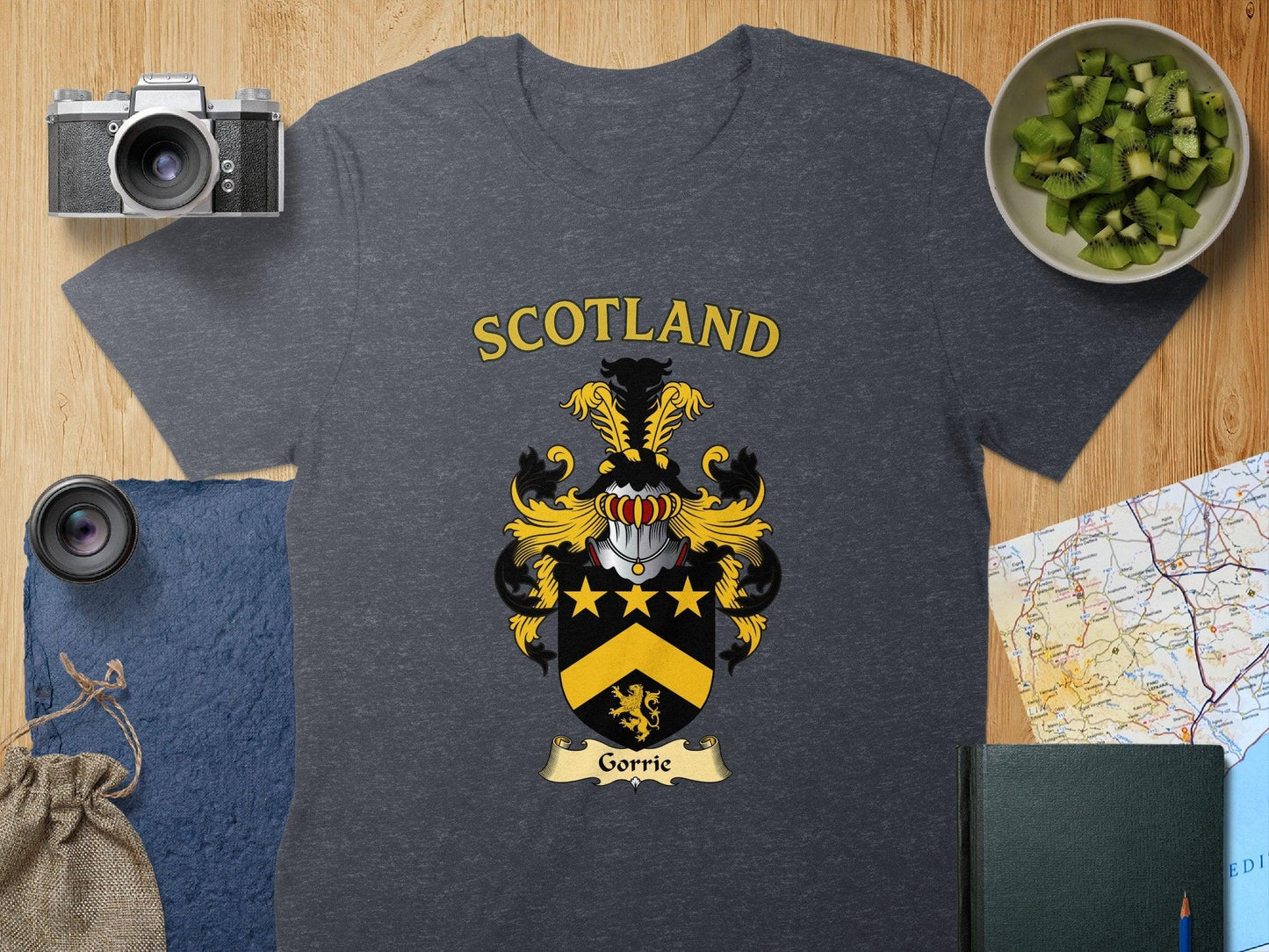 Scotland Corrie Family Crest Graphic T-Shirt product type