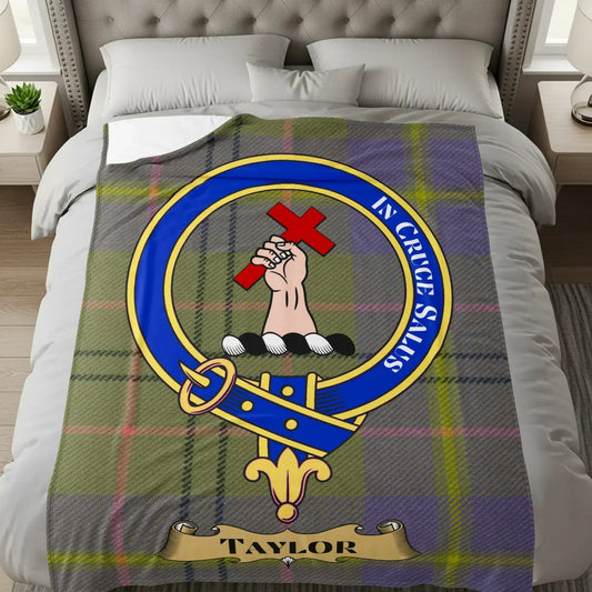 Custom Tartan Clan Crest Blanket Personalized Product