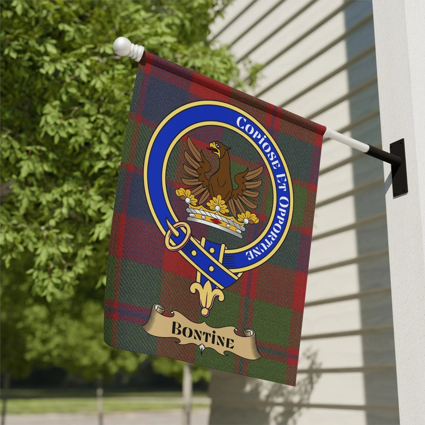 Scottish Clan Crest Flag with Eagle Emblem product
