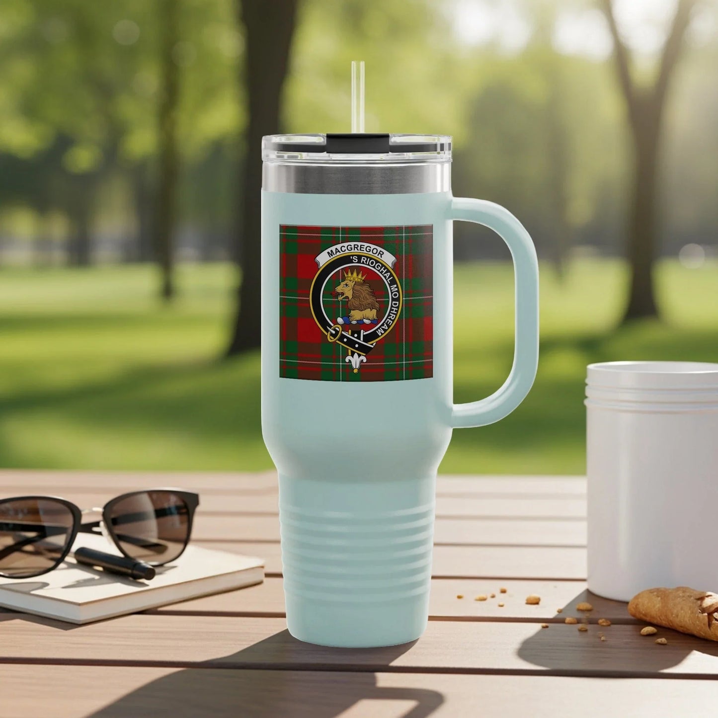 Macgregor Socht Clan Crest Travel Mug product type