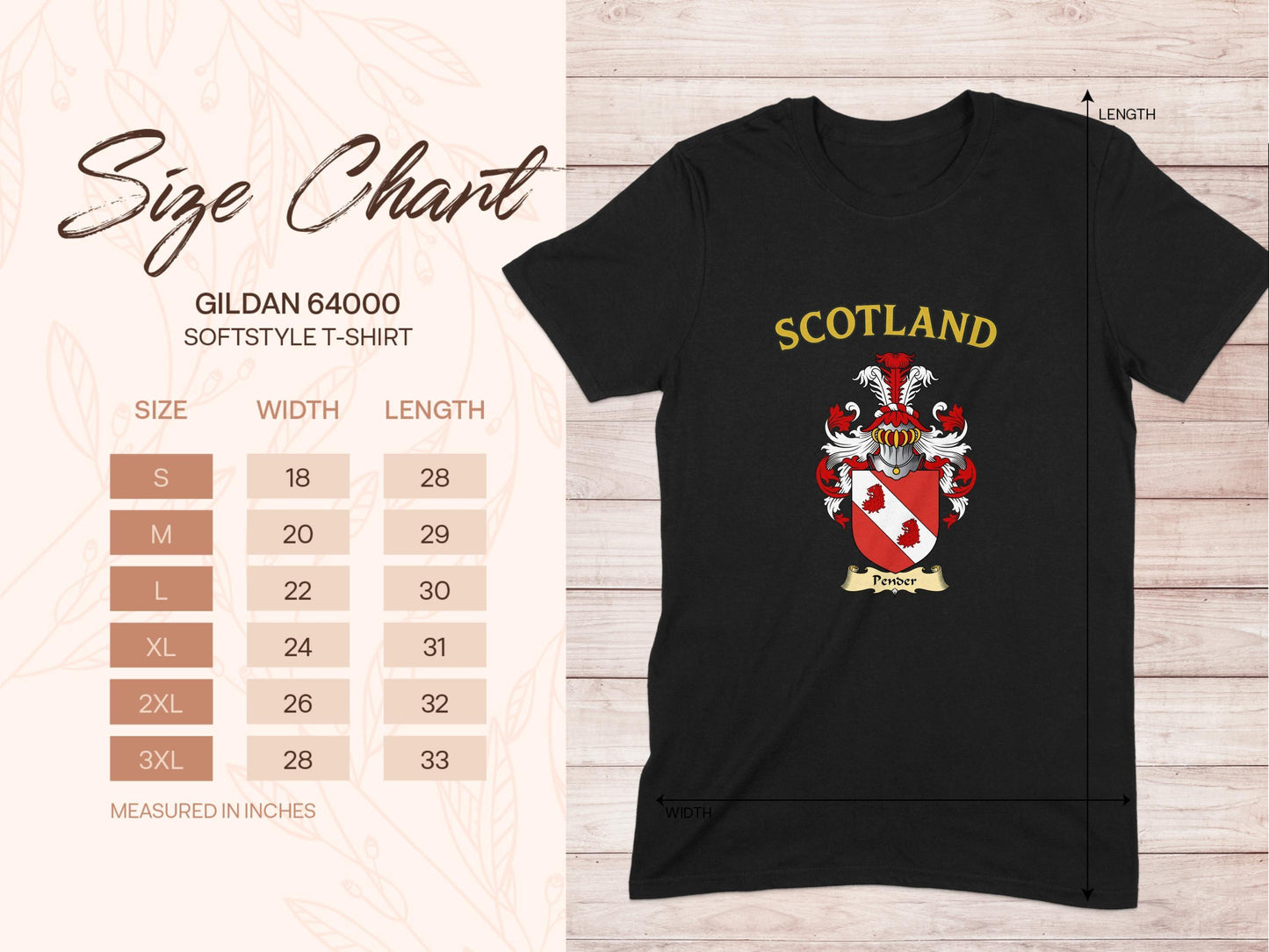 Pender Clan Family Crest Scotland T-Shirt - Celtic Ancestry Gifts
