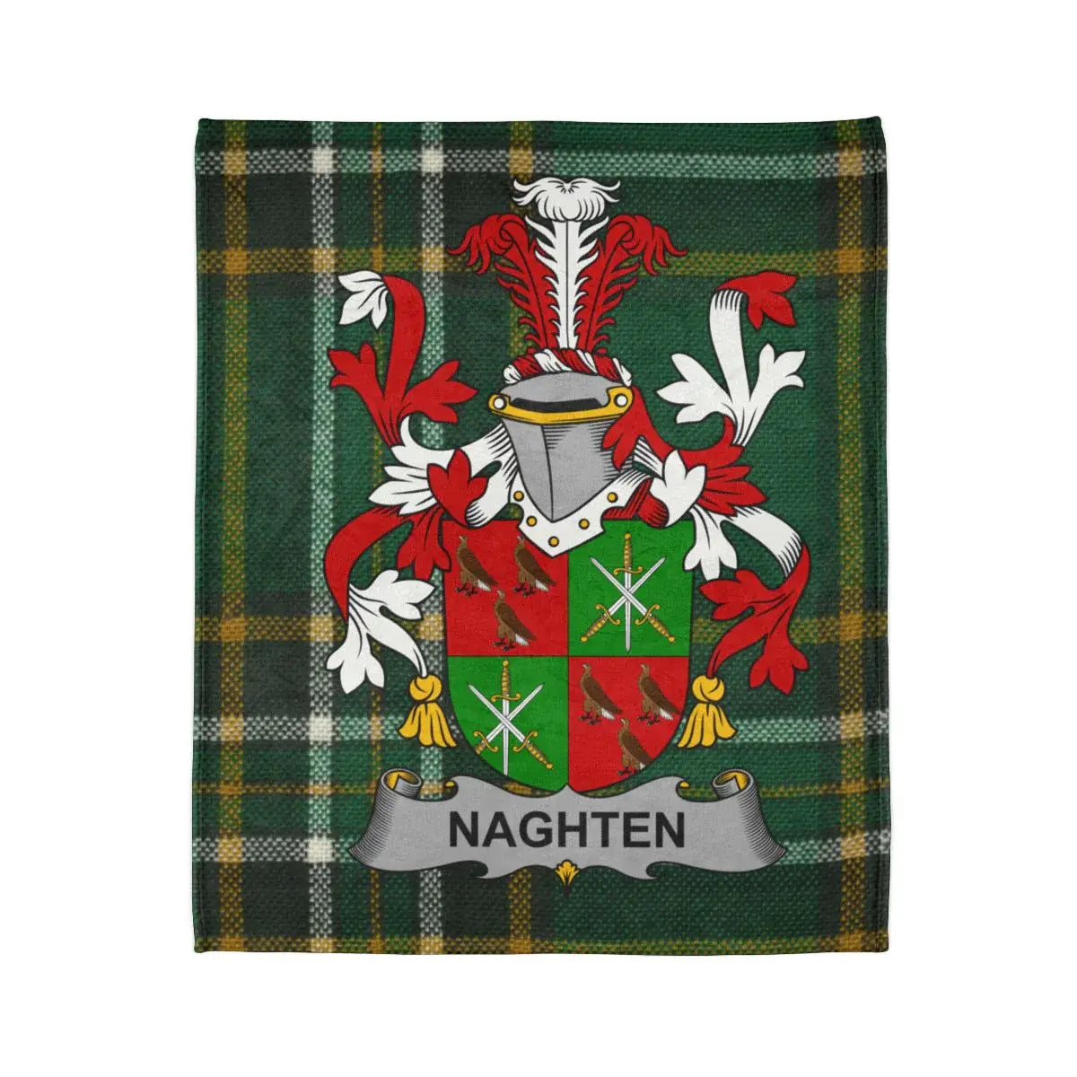 Naghten Family Crest Tartan Blanket product type