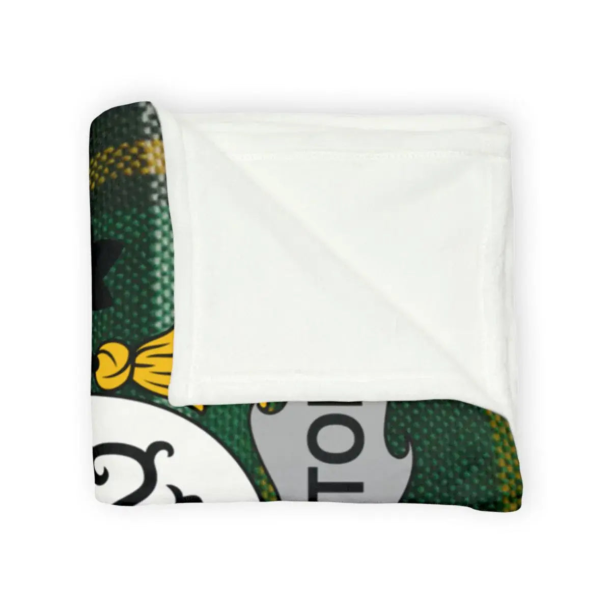 Cozy Green Blanket with Unique Graphic Product