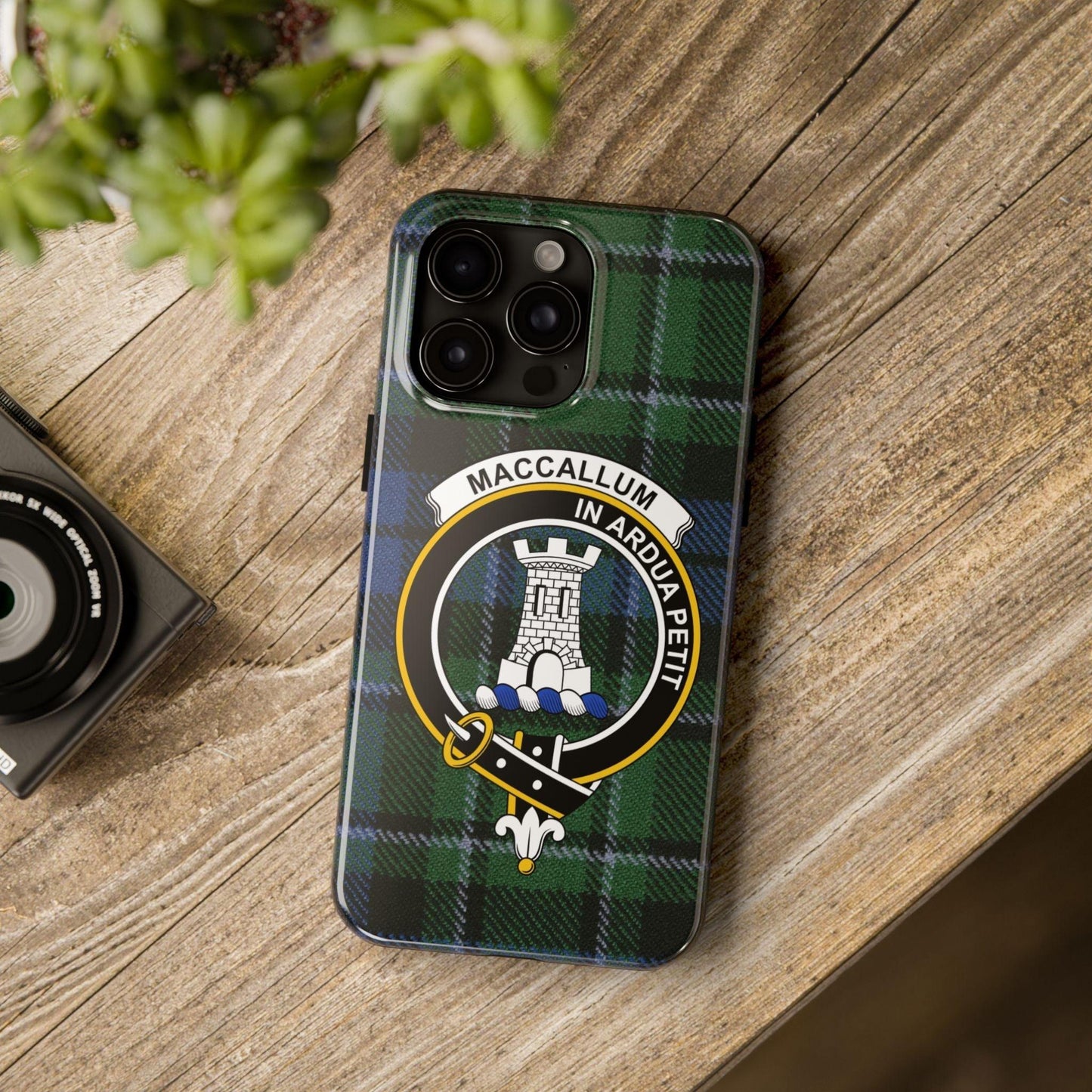 MacCallum Clan Scottish Tartan Cell Phone Case - Celtic Ancestry Gifts