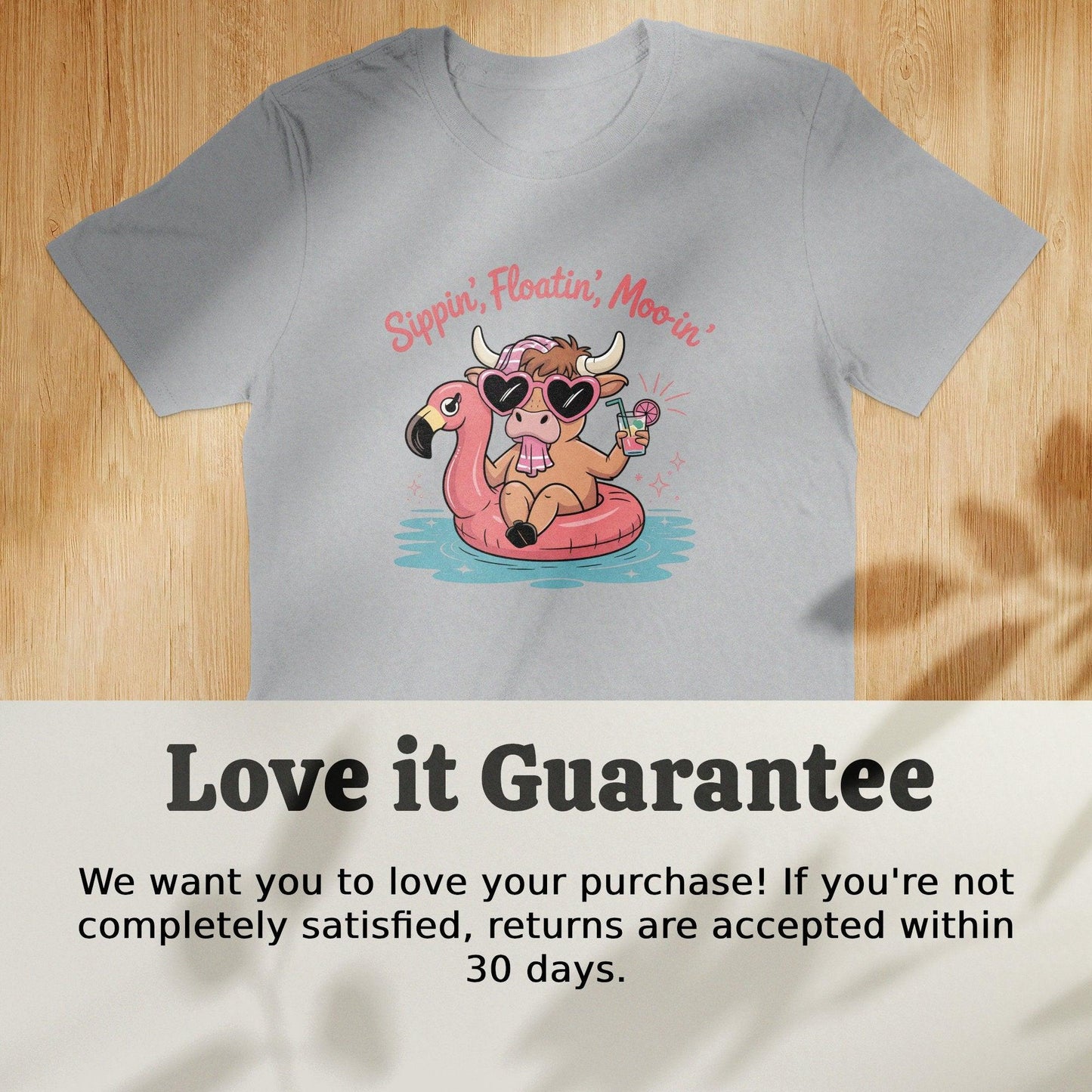 Sippin Floatin Mooin Graphic Tee For Fun Product