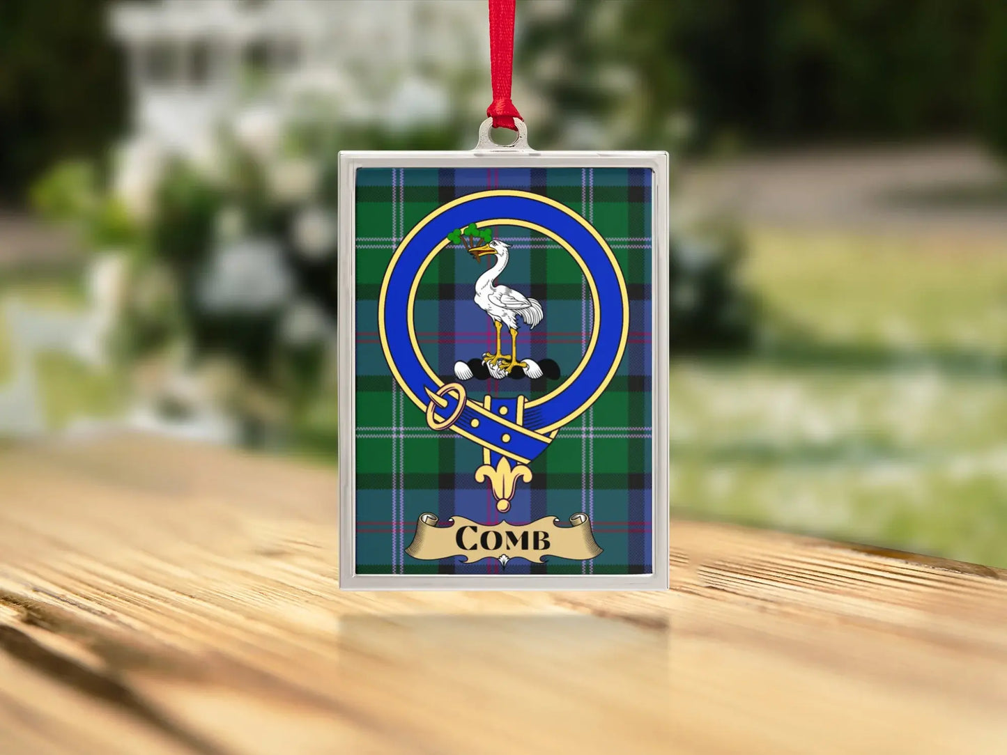 Family Scottish Crest Tartan Personalized Product