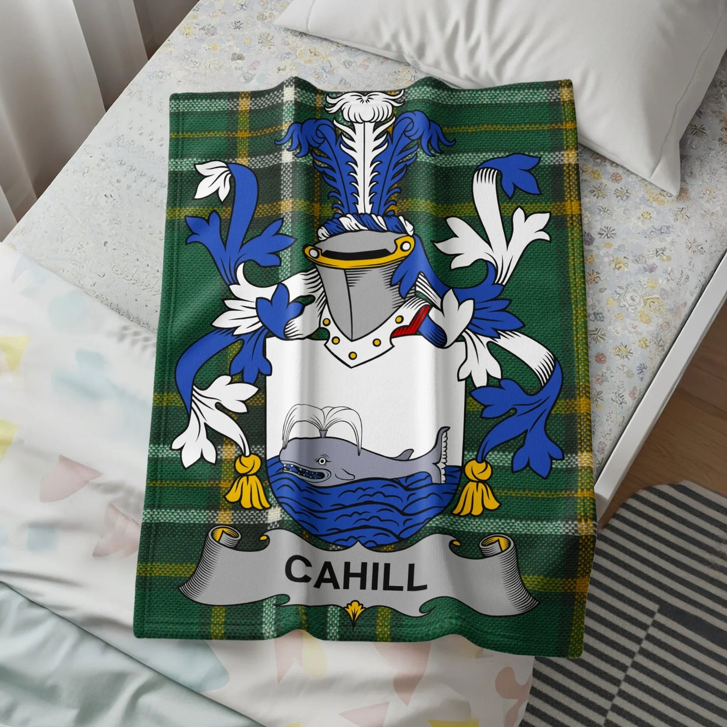 Cahill Family Coat of Arms Bed Covering product