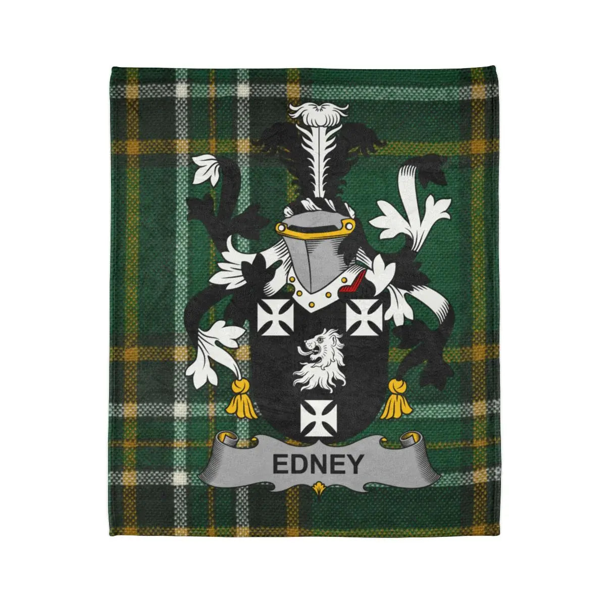 Edney Family Crest Tartan Plaid Blanket product