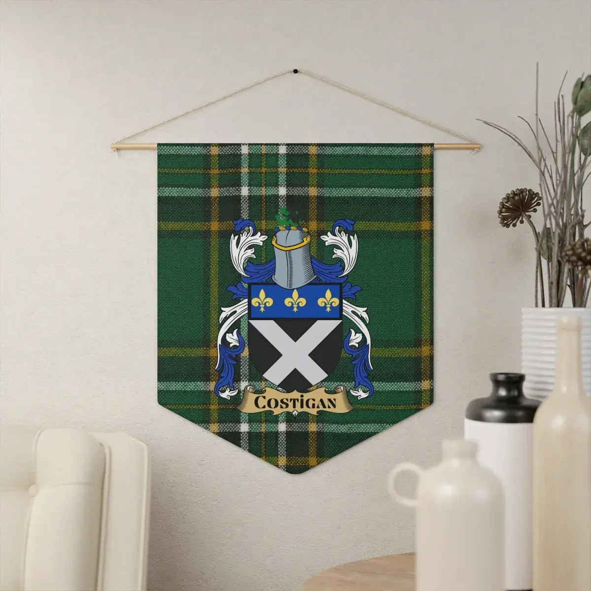 Custom Family Crest Wall Hanging Decor product type
