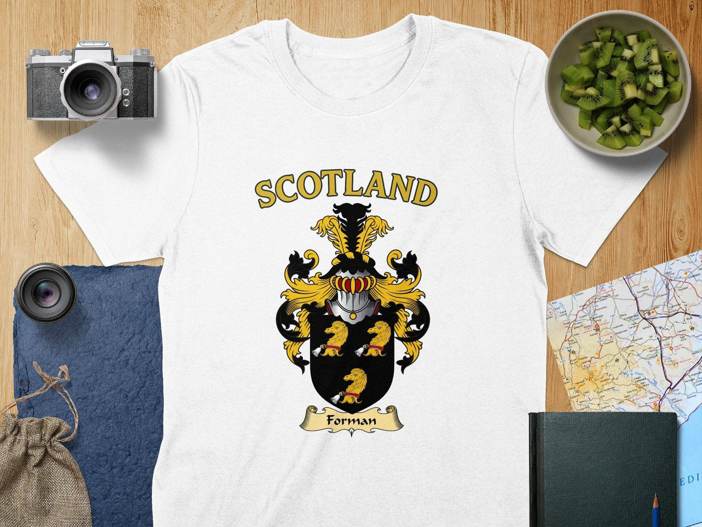 Heraldic Crest Scotland Family Emblem T-shirt product