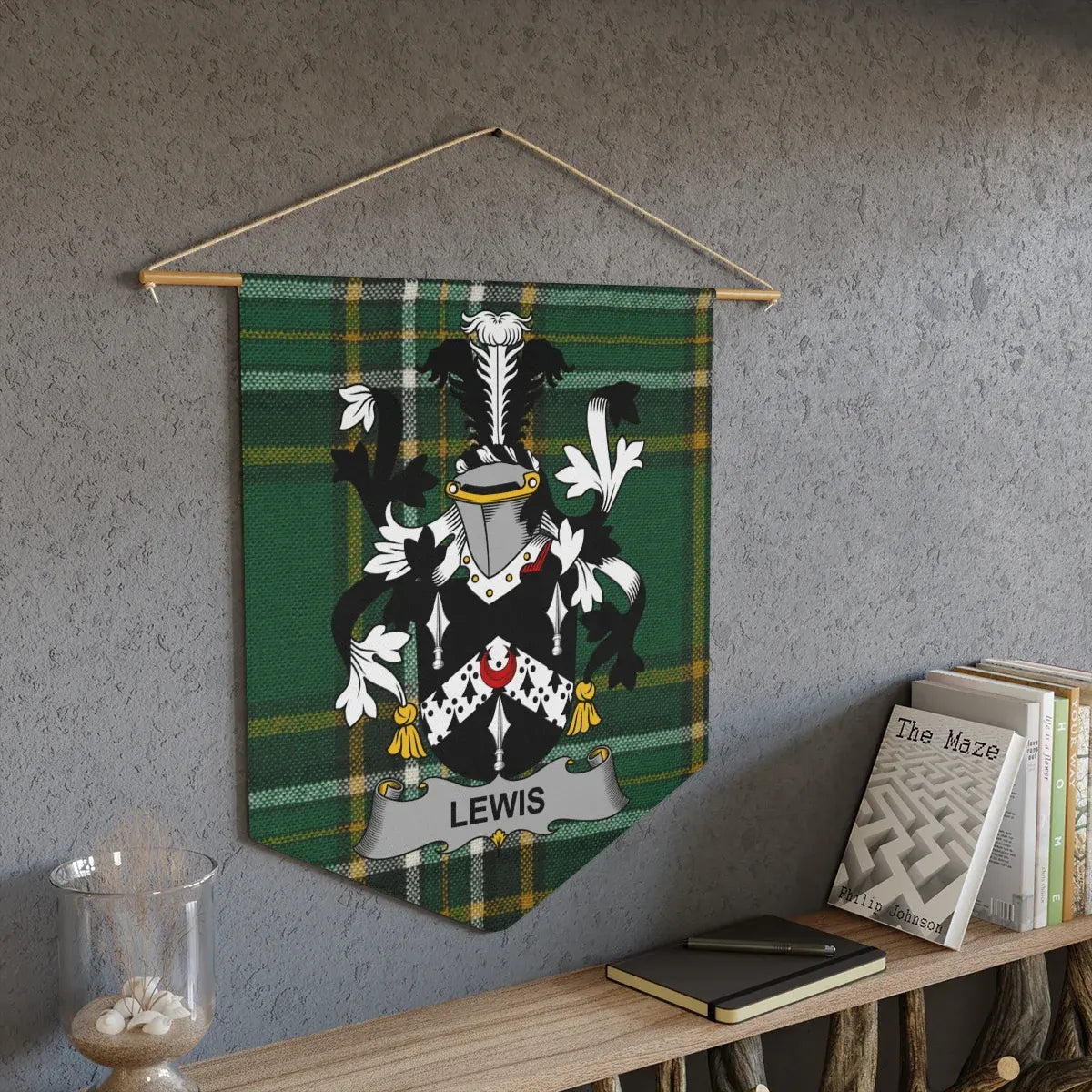 Lewis Family Crest Wall Hanging Tapestry product