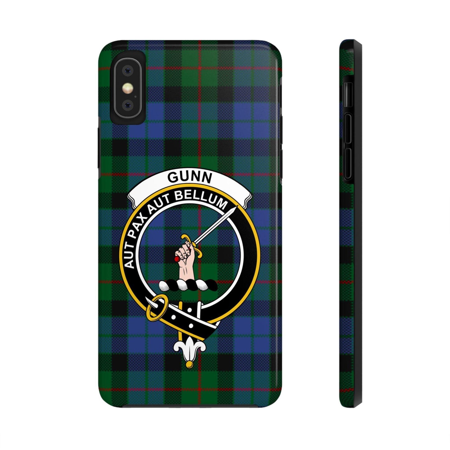 Gunn Clan Scottish Tartan Cell Phone Case
