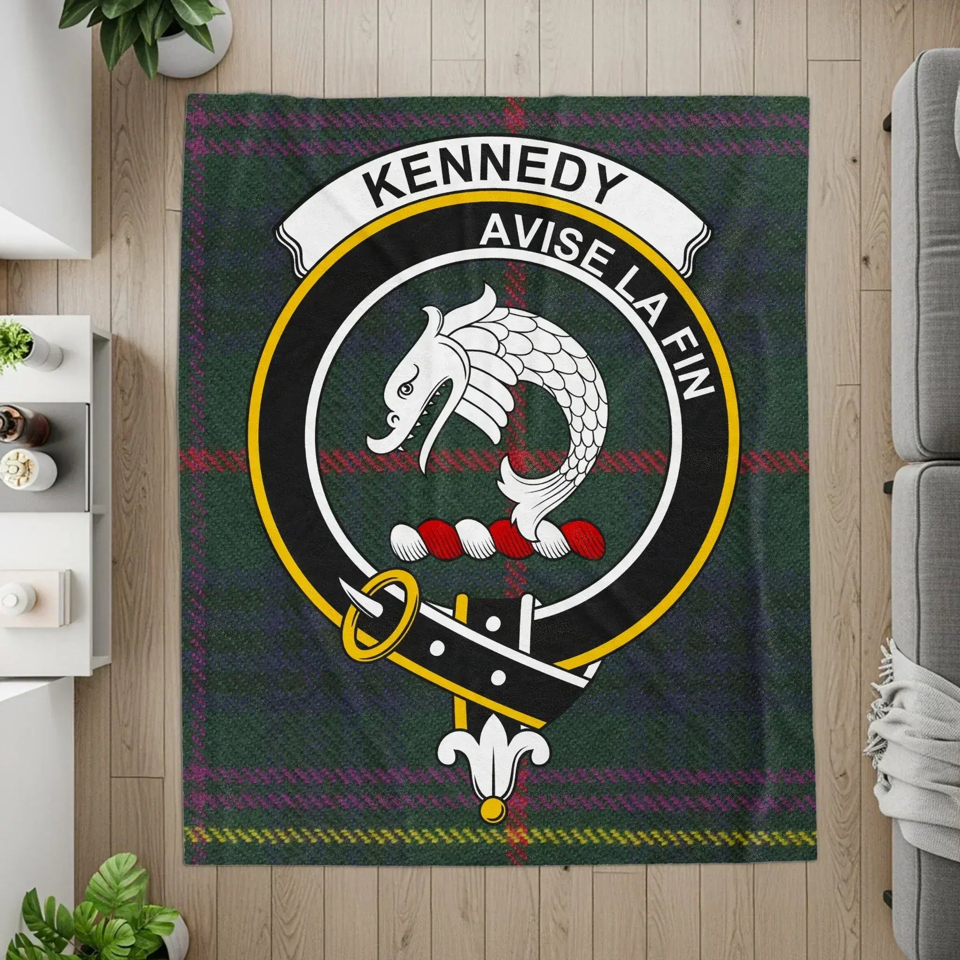Kennedy Avise La Fin Crest Design Blanket product