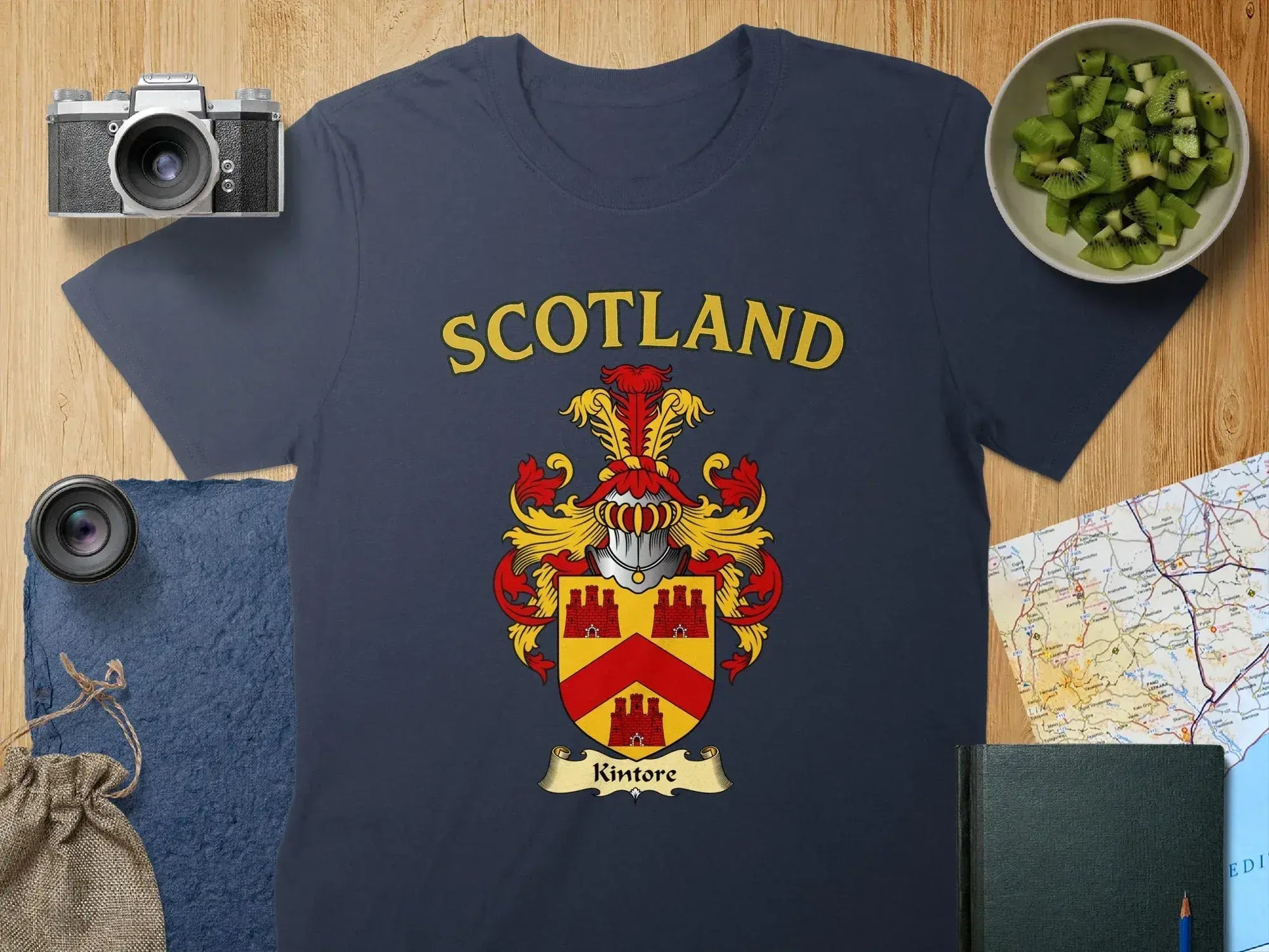Scotland Kintore Graphic Design Crest T-shirt product