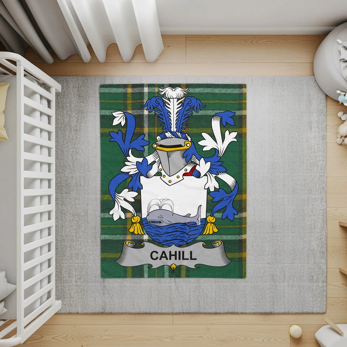 Cahill Family Crest Decor Floor Mat product