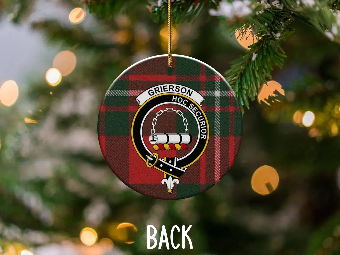 Grierson Hoc Securior Tartan Ornament product