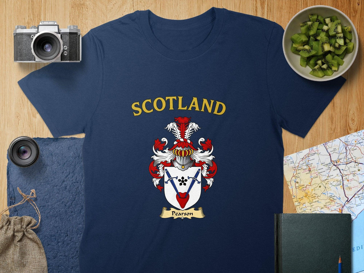 Scotland Crest Tartan Shirt for Heritage Lovers product type