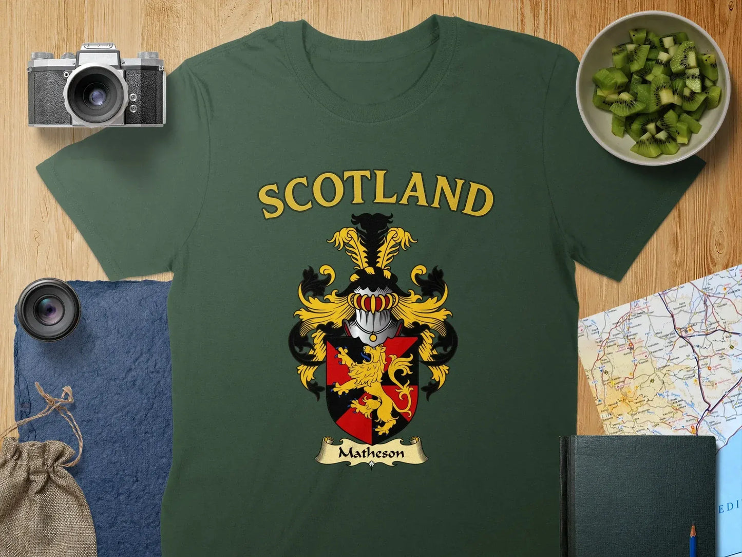 Scotland Matheson Crest T Shirt perfect gift product type