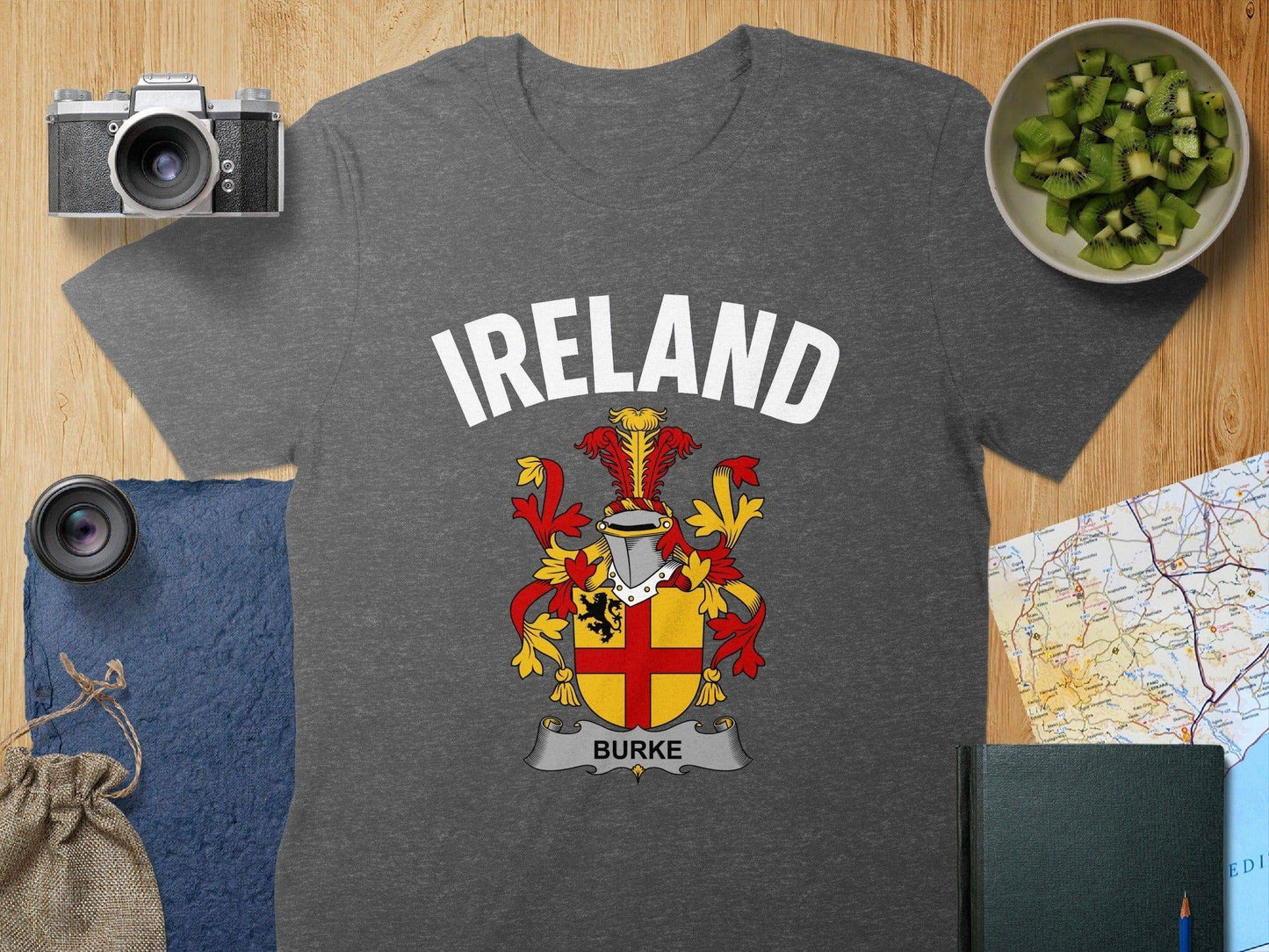 Ireland Burke Family Crest Emblem Tee Shirt product