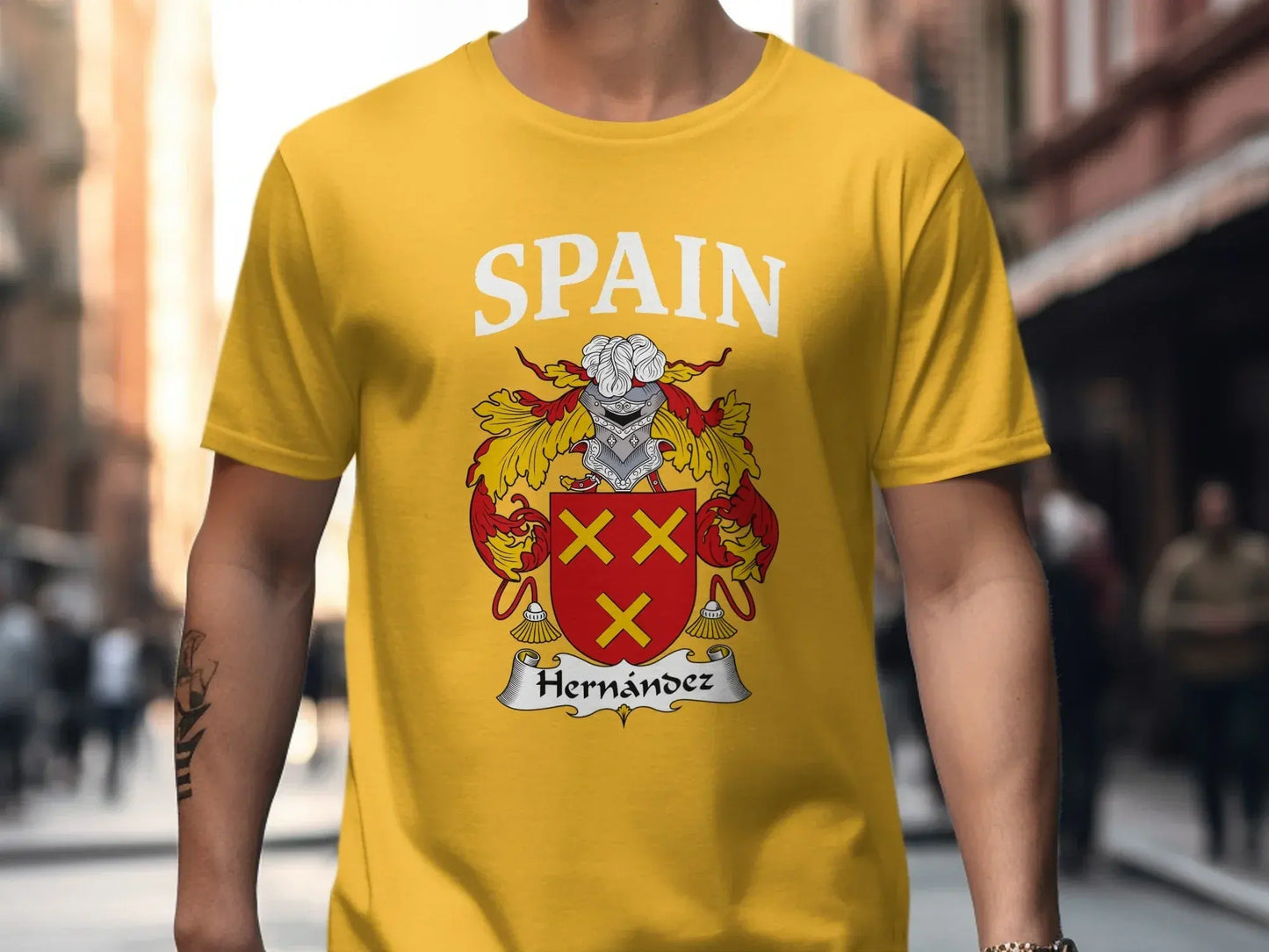 Spain Hernandez Family Crest T-Shirt product type